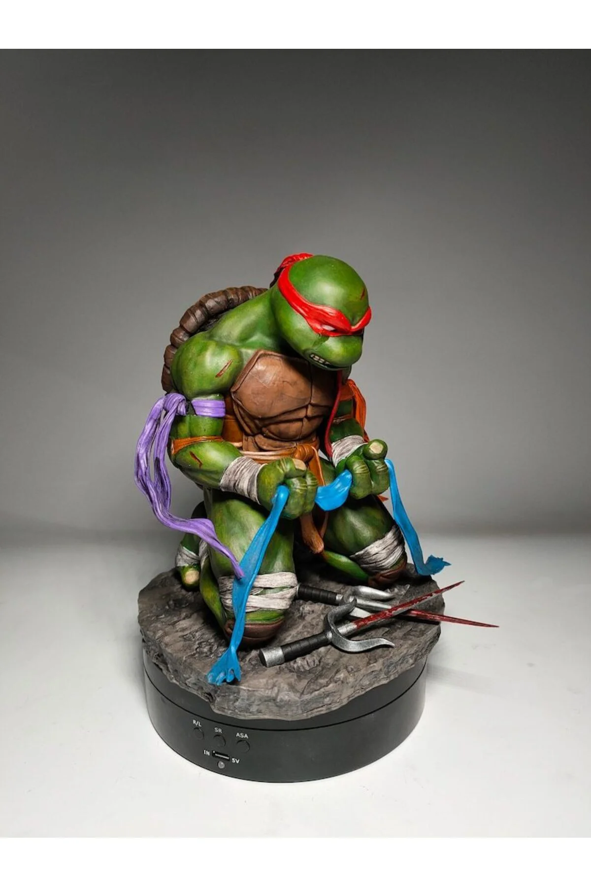 Ninja Kaplumbağalar Raphael Veda Figür TMNT Raphael Figür 25CM Büyük Boy
