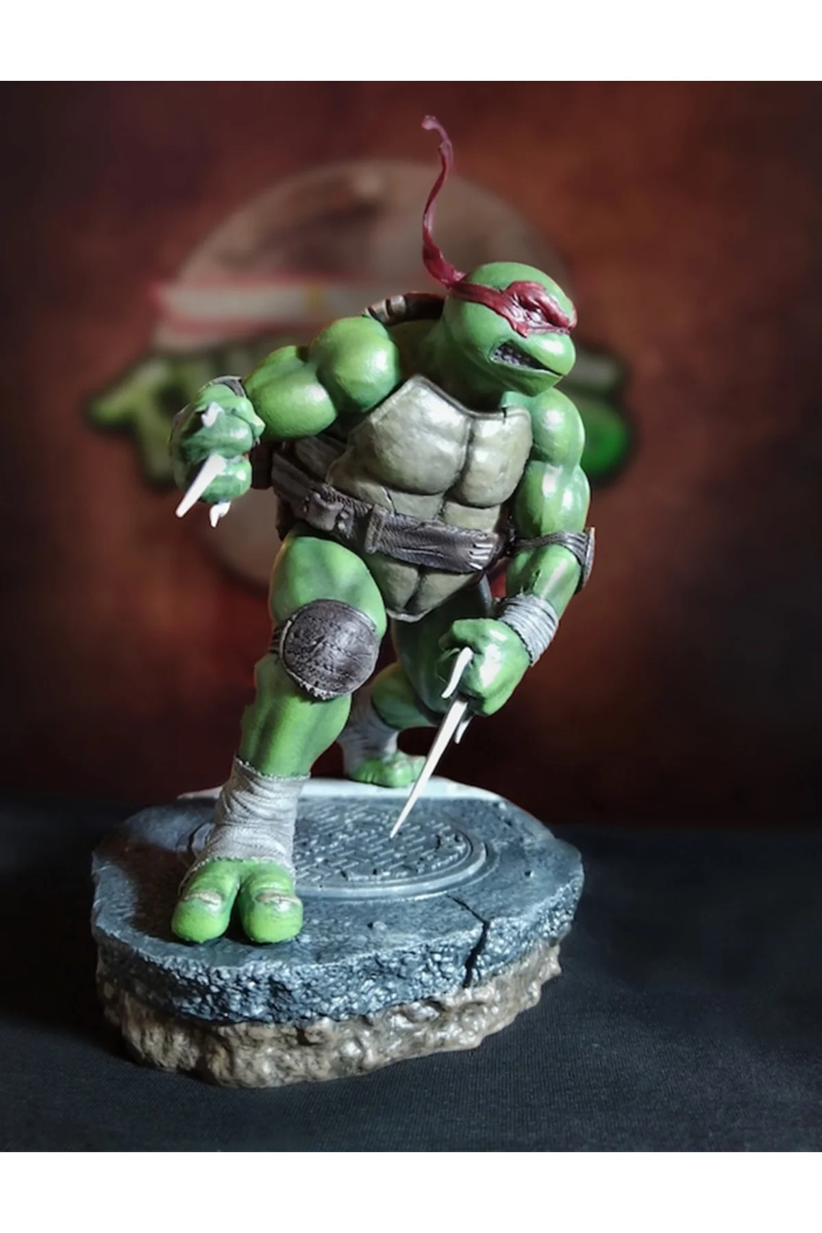 Ninja Kaplumbağalar Raphael Figür TMNT Raphael Figür 25CM Büyük Boy