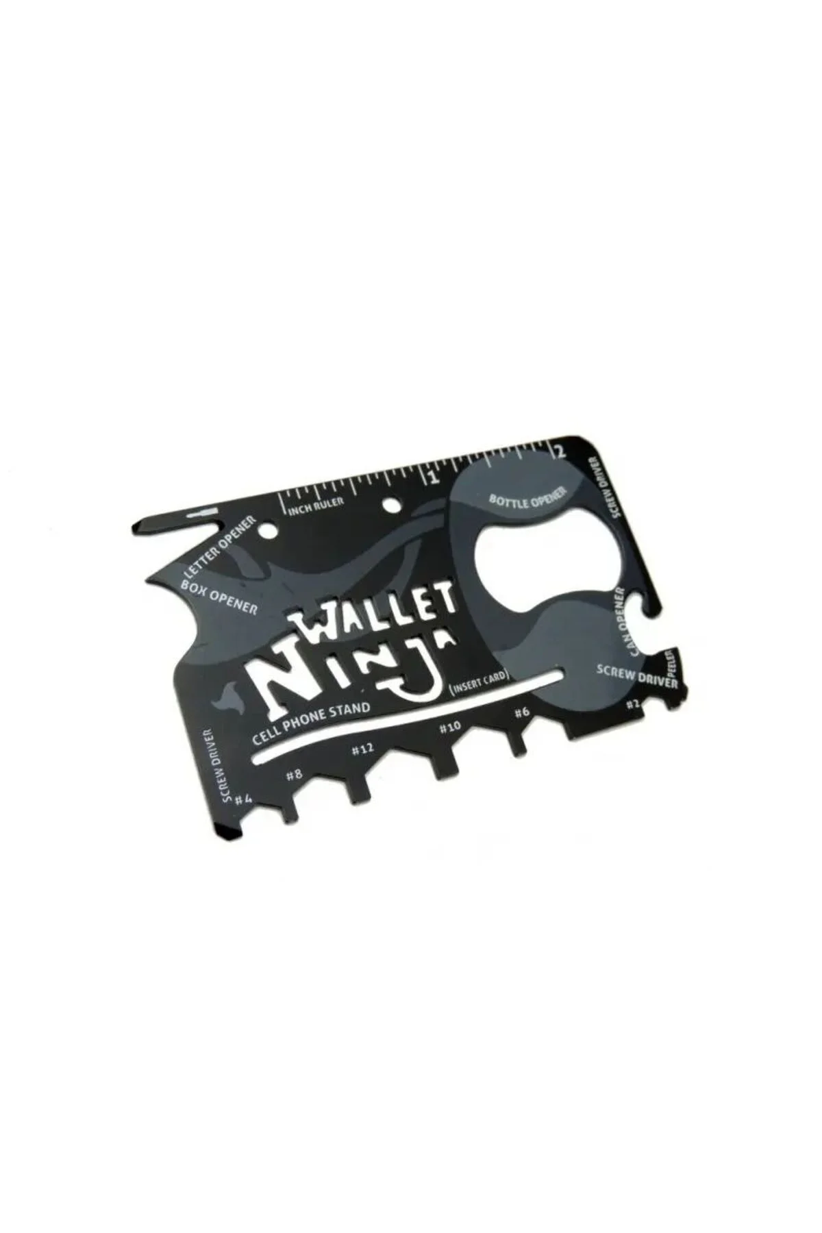 Ninja Wallet Survival Acil Durum Kiti / Kartı - 18 İn 1