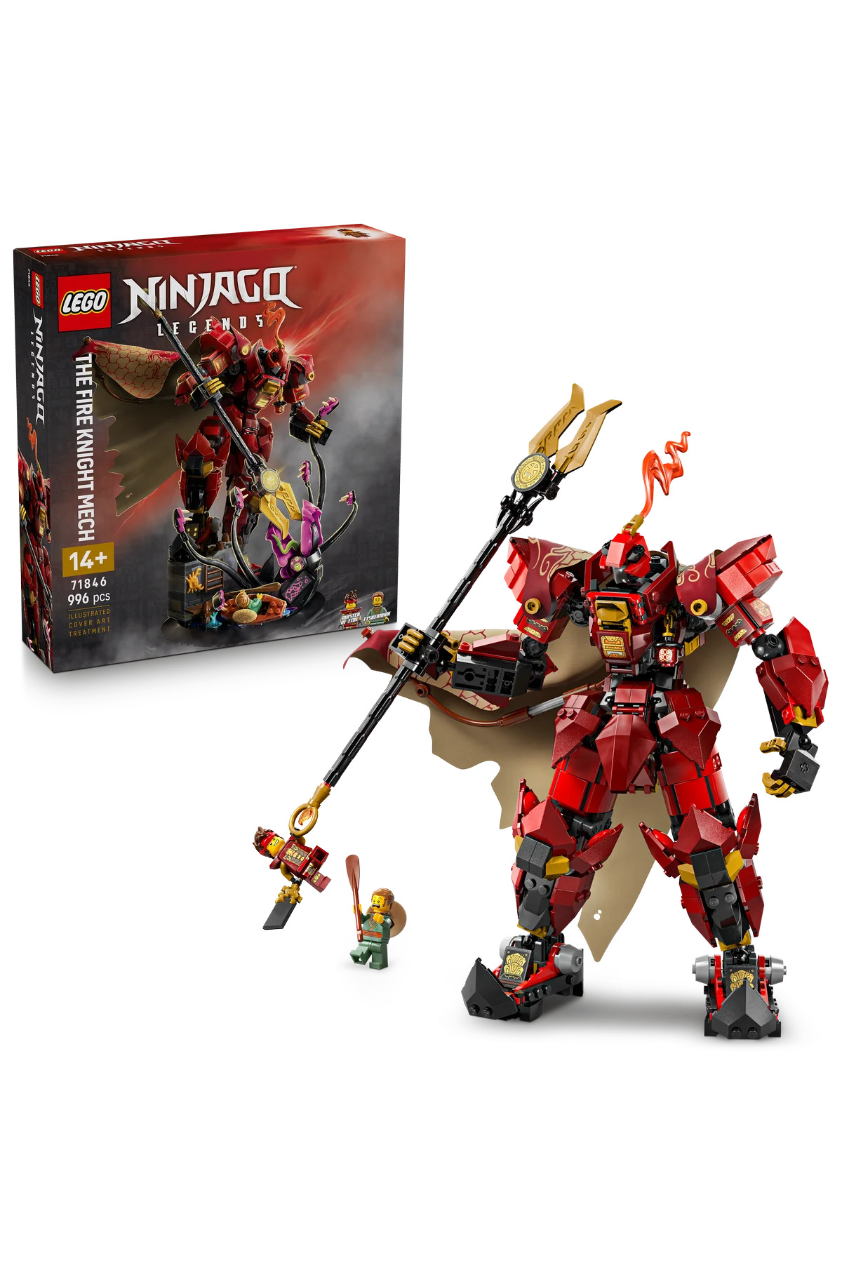 Lego ® Ninjago® Ateş Şövalyesi Robotu 71846 - 14+ Çocuklar İçin Yaratı