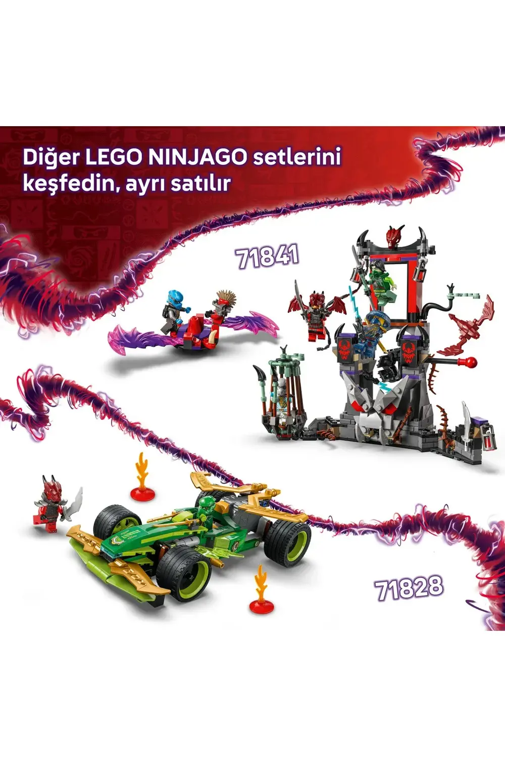 ® NINJAGO® Ejderha Spinjitzu Savaş Paketi 71826 -6+ Çocuklar için ® NINJAGO® Ejderha Spinjitzu Savaş Paketi 71826 -6+ Çocuklar için