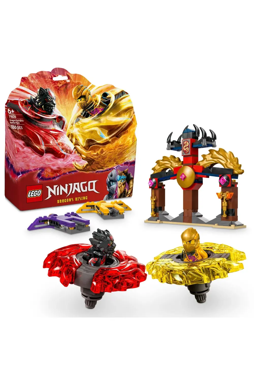 ® NINJAGO® Ejderha Spinjitzu Savaş Paketi 71826 -6+ Çocuklar için ® NINJAGO® Ejderha Spinjitzu Savaş Paketi 71826 -6+ Çocuklar için