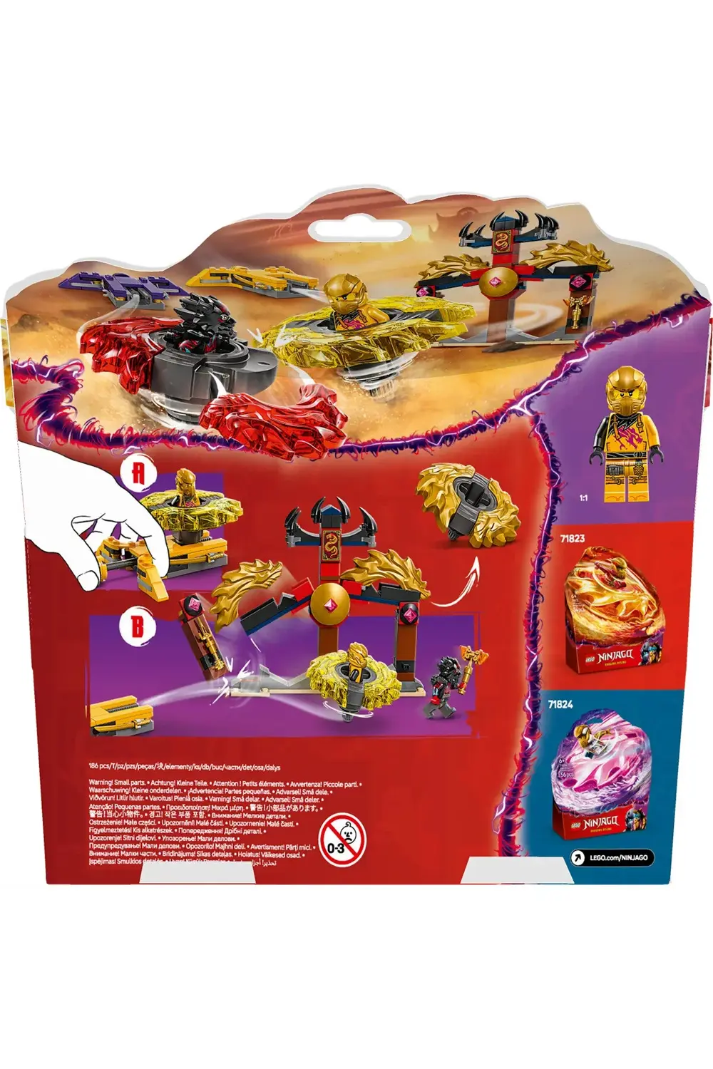 ® NINJAGO® Ejderha Spinjitzu Savaş Paketi 71826 -6+ Çocuklar için ® NINJAGO® Ejderha Spinjitzu Savaş Paketi 71826 -6+ Çocuklar için