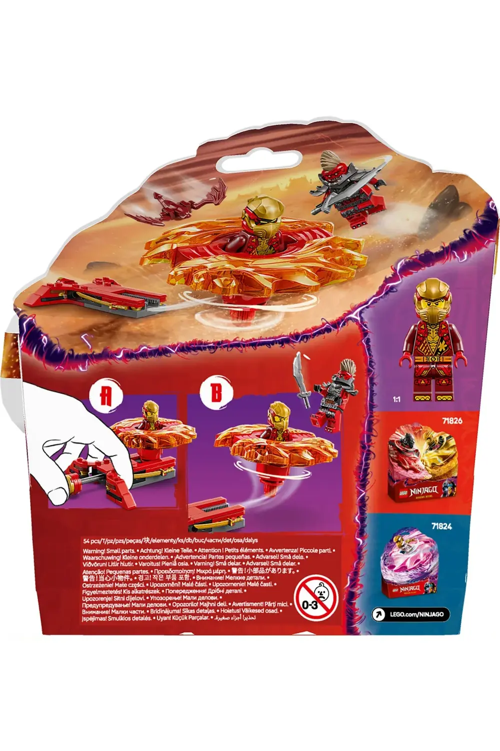 ® NINJAGO® Kai’nin Ejderha Spinjitzu Topacı 71823 - 6+ Yaratıcı O ® NINJAGO® Kai’nin Ejderha Spinjitzu Topacı 71823 - 6+ Yaratıcı O