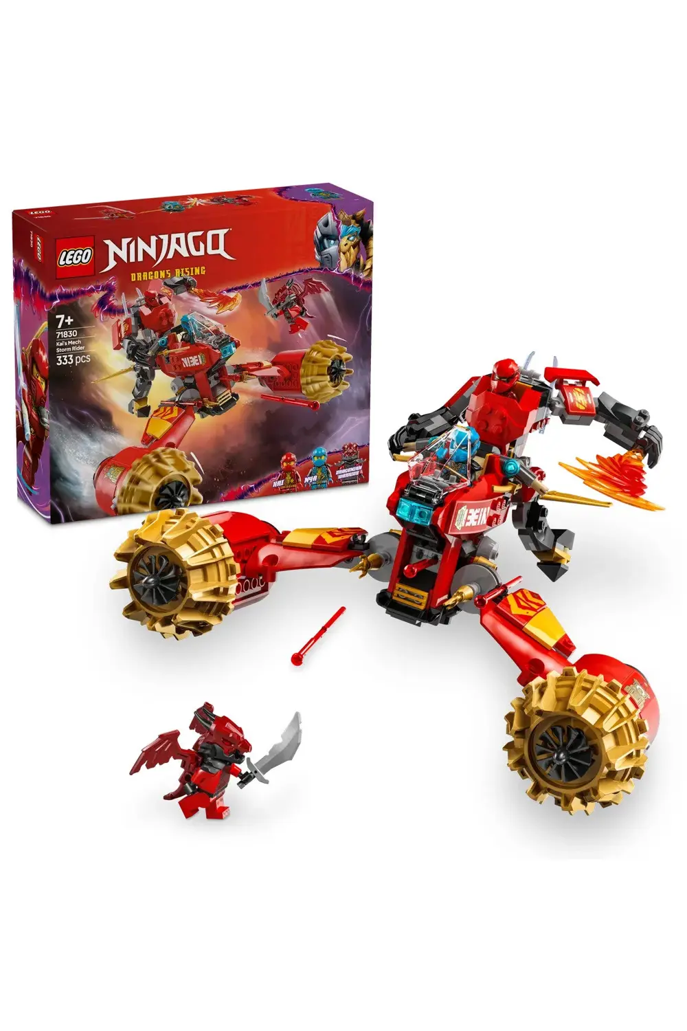 ® NINJAGO® Kai’nin Robot Fırtına Aracı 71830 - 7+ Çocuklar için Y
