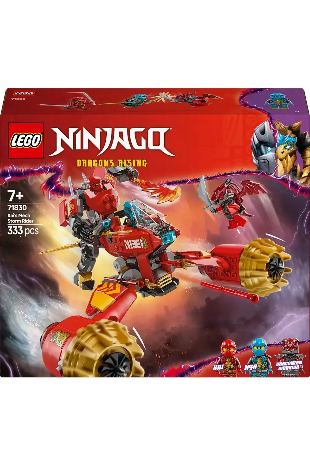 ® NINJAGO® Kai’nin Robot Fırtına Aracı 71830 - 7+ Çocuklar için Y