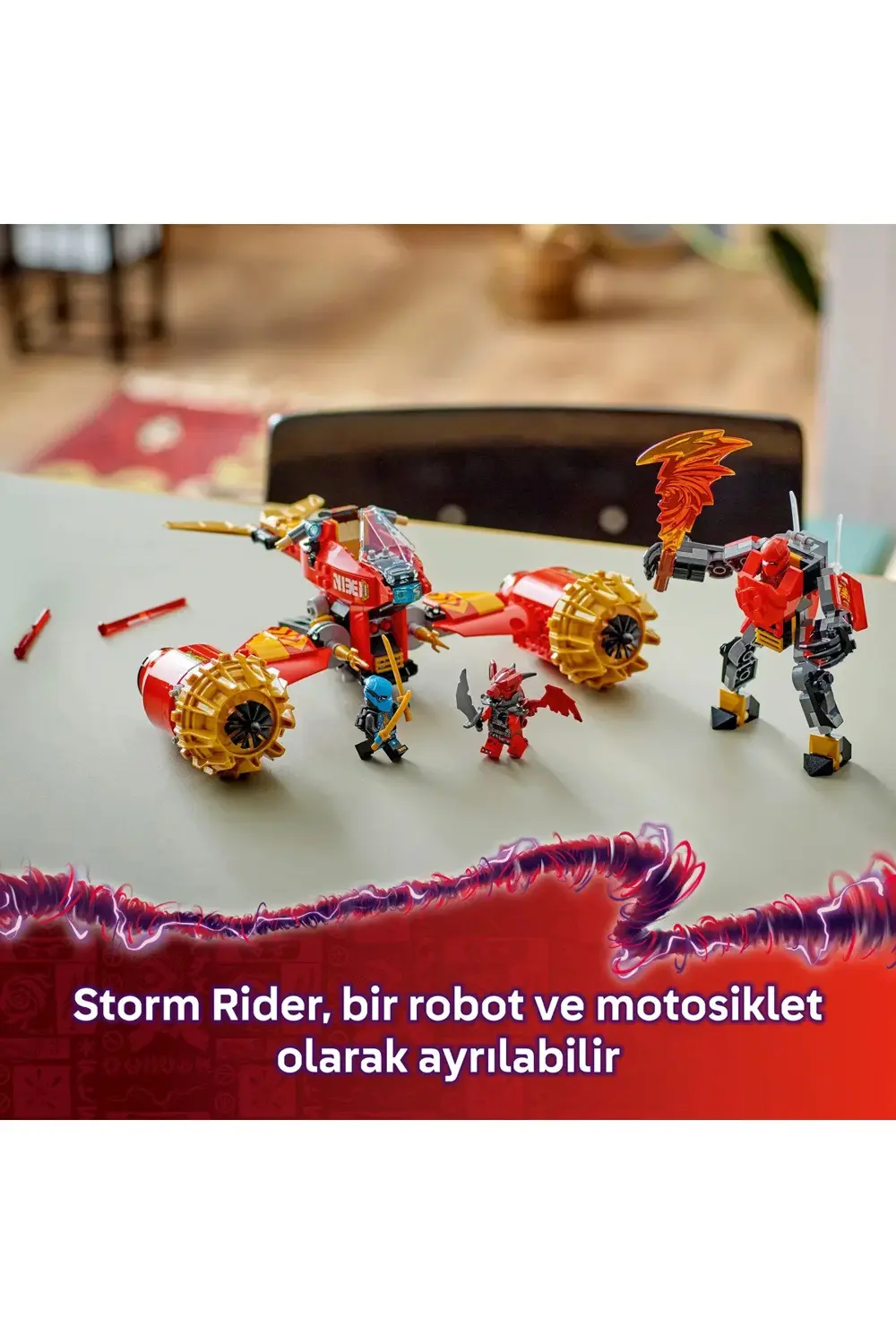 ® NINJAGO® Kai’nin Robot Fırtına Aracı 71830 - 7+ Çocuklar için Y