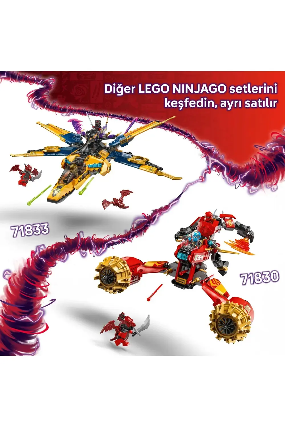 ® NINJAGO® Kai’nin Robot Fırtına Aracı 71830 - 7+ Çocuklar için Y
