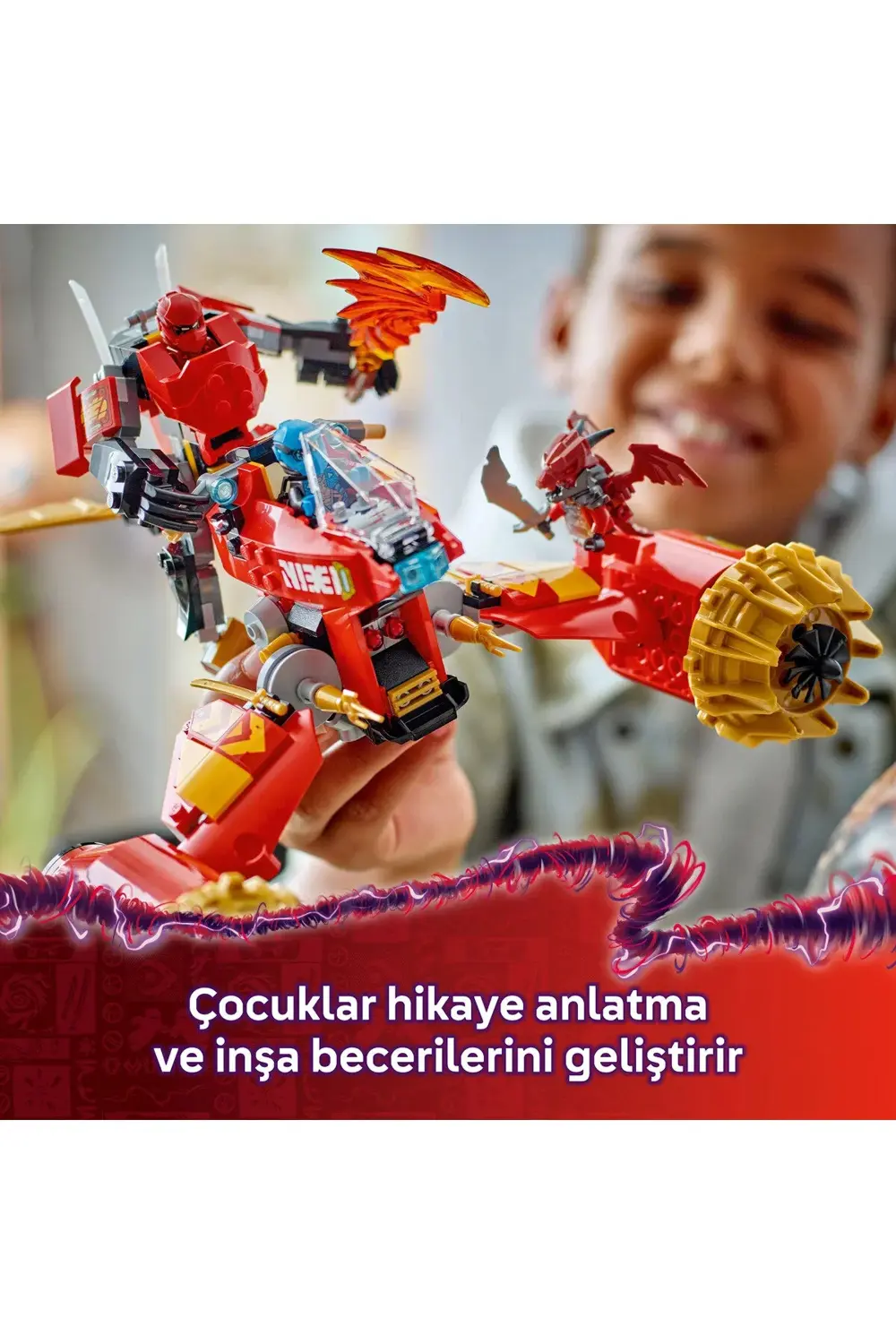 ® NINJAGO® Kai’nin Robot Fırtına Aracı 71830 - 7+ Çocuklar için Y