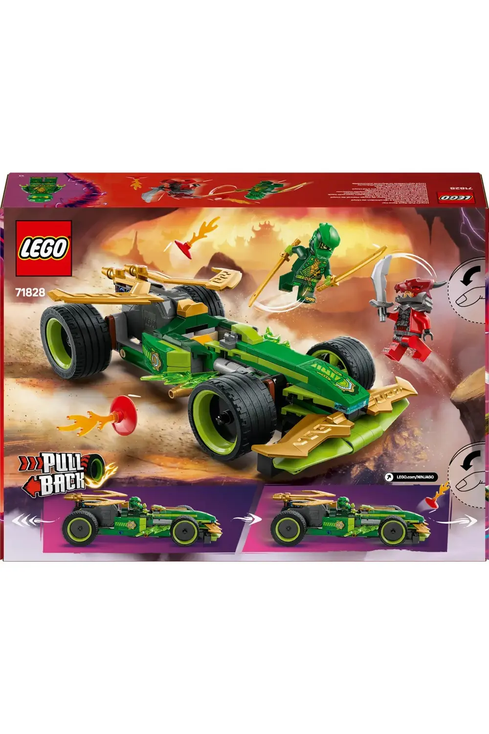 ® NINJAGO® Lloyd’un Çek-Bırak Yarış Arabası 71828 - 7+ Çocuklar i