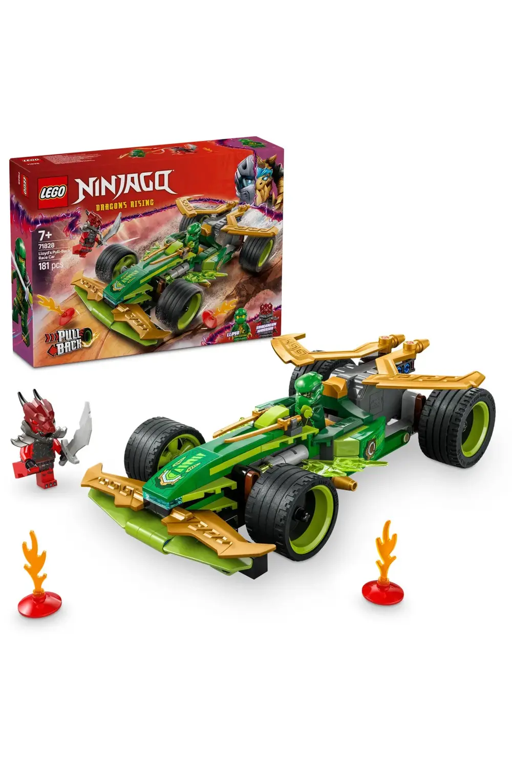 ® NINJAGO® Lloyd’un Çek-Bırak Yarış Arabası 71828 - 7+ Çocuklar i