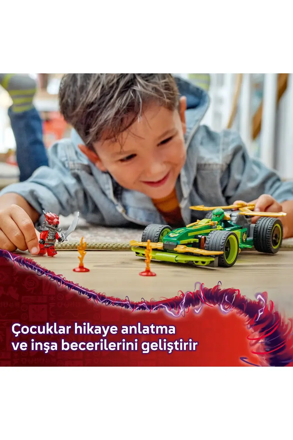 ® NINJAGO® Lloyd’un Çek-Bırak Yarış Arabası 71828 - 7+ Çocuklar i