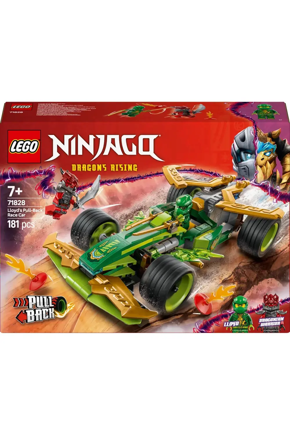 ® NINJAGO® Lloyd’un Çek-Bırak Yarış Arabası 71828 - 7+ Çocuklar i