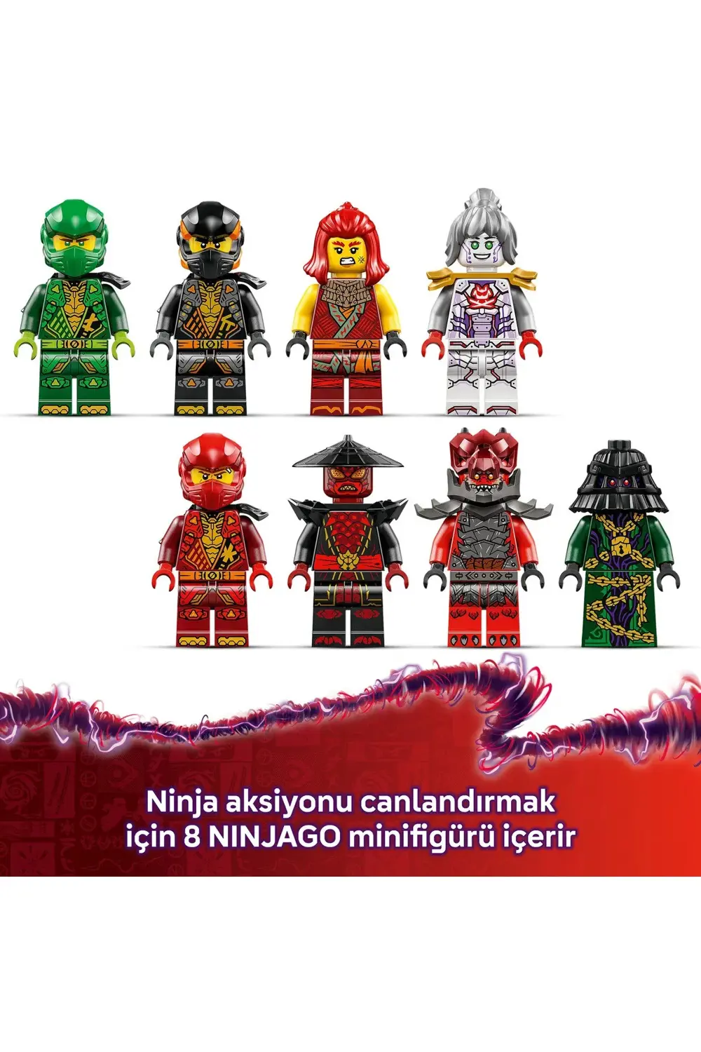 ® NINJAGO® Odak Ark Ejderhası 71836 - 9+ Yaratıcı Oyuncak Yapım S