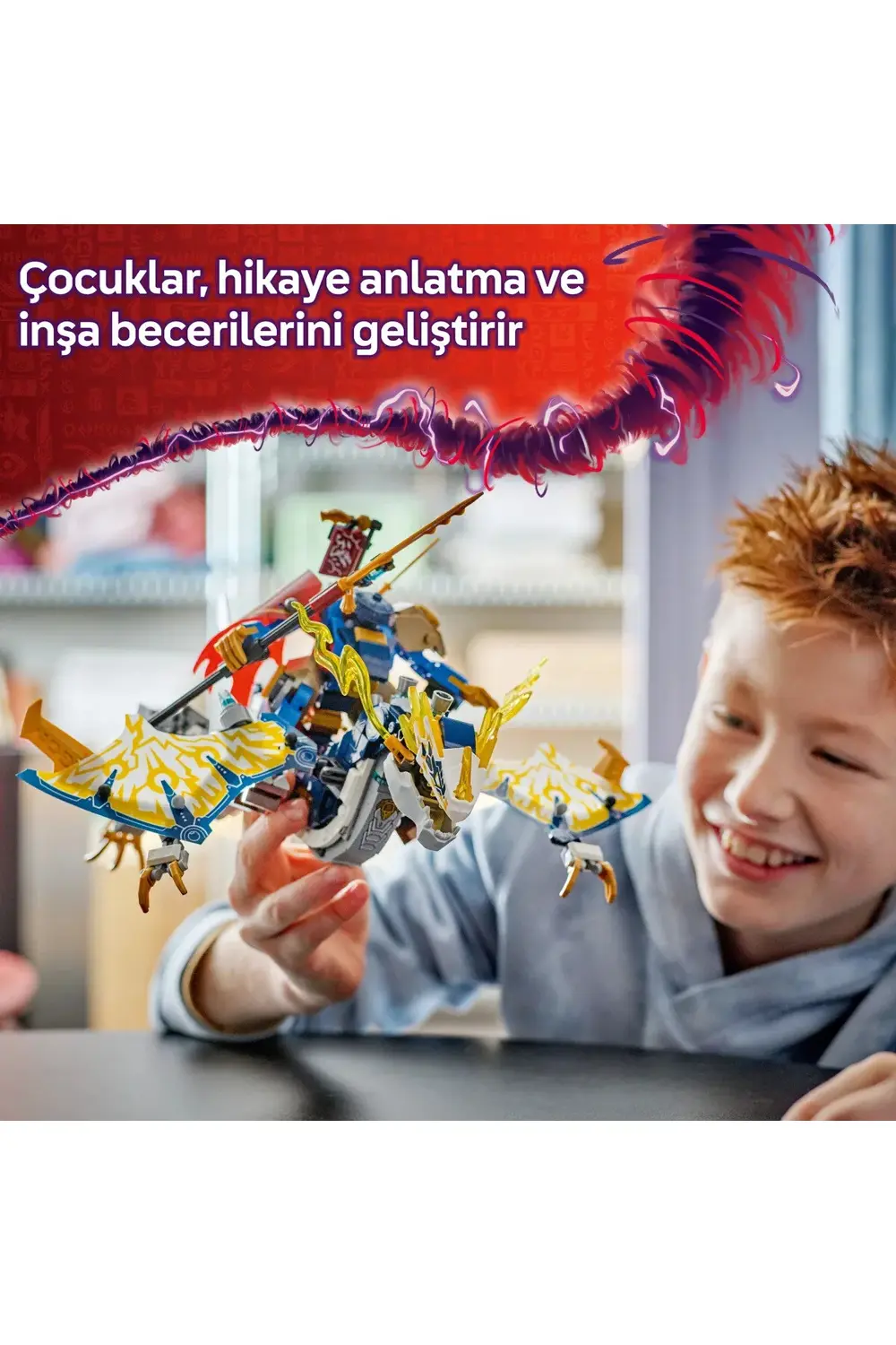 ® NINJAGO® Rogue’un Robot Ejderha Binicisi 71843 - 8+ Çocuklar iç