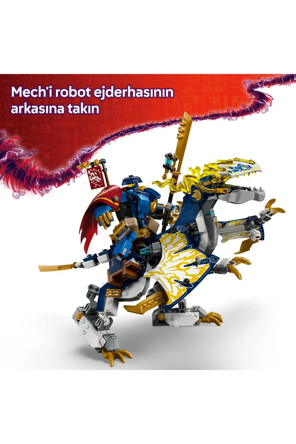 ® NINJAGO® Rogue’un Robot Ejderha Binicisi 71843 - 8+ Çocuklar iç