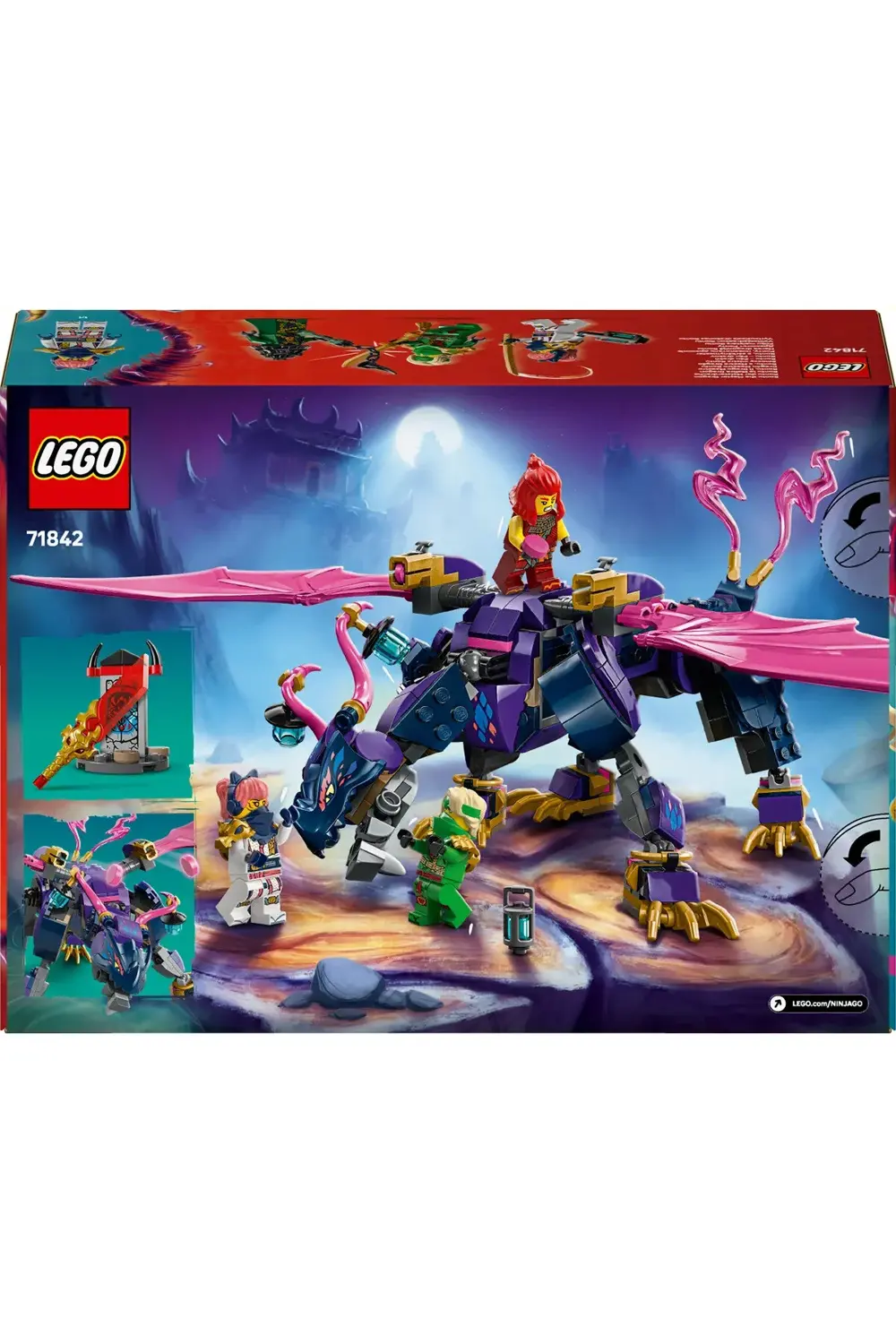 ® NINJAGO® Usta Ejderha Rontu 71842 - 7+ Çocuklar için Yaratıcı O