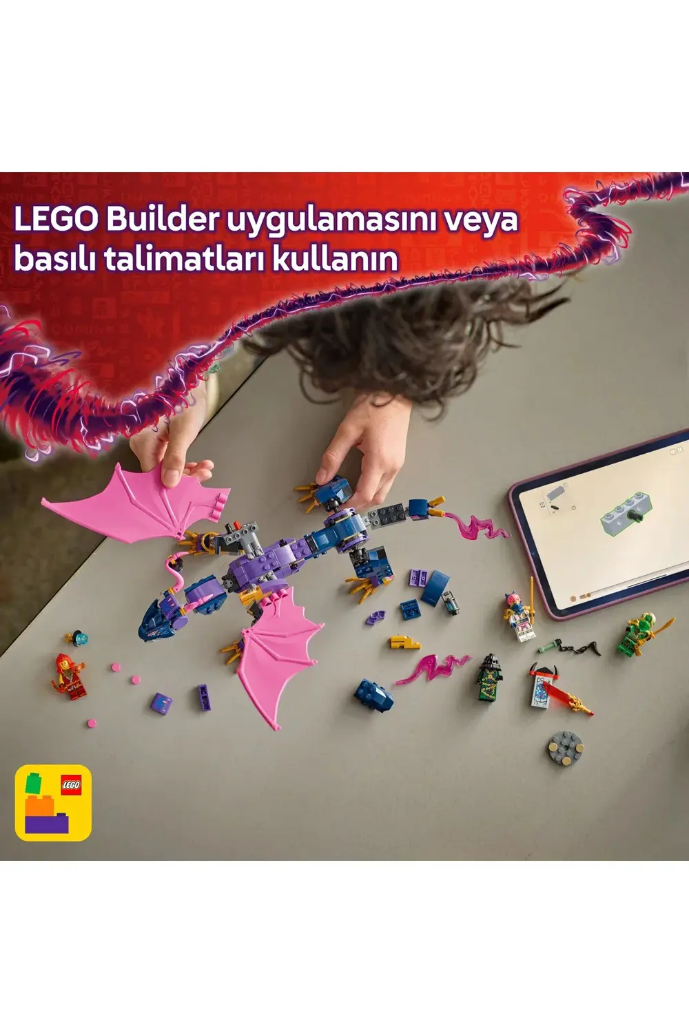 ® NINJAGO® Usta Ejderha Rontu 71842 - 7+ Çocuklar için Yaratıcı O