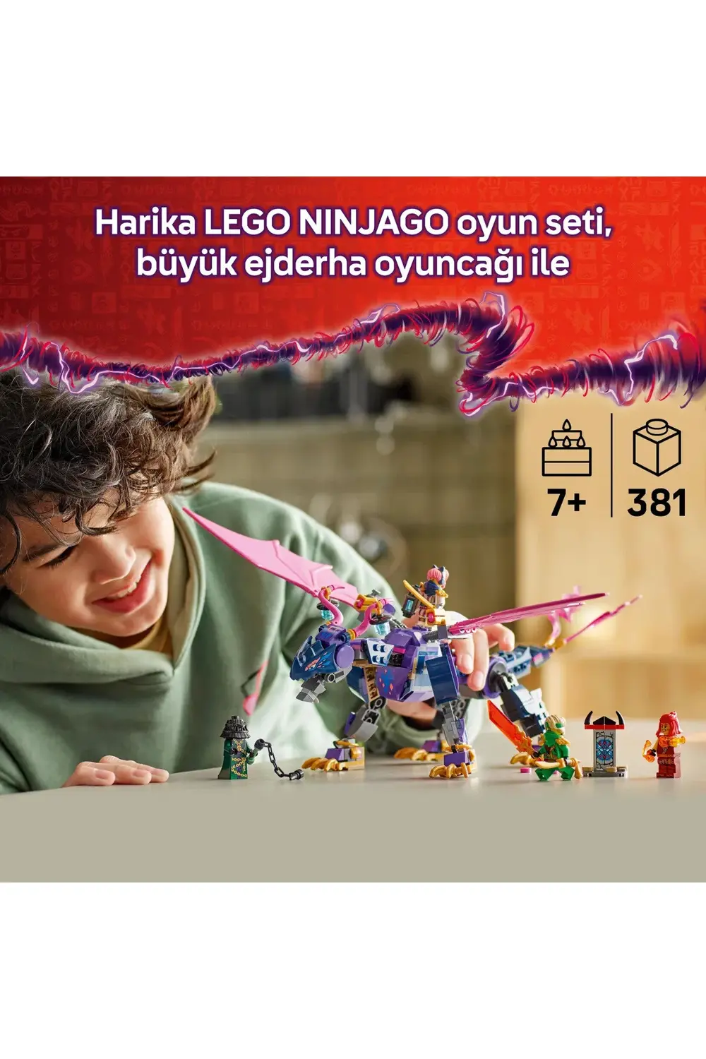 ® NINJAGO® Usta Ejderha Rontu 71842 - 7+ Çocuklar için Yaratıcı O