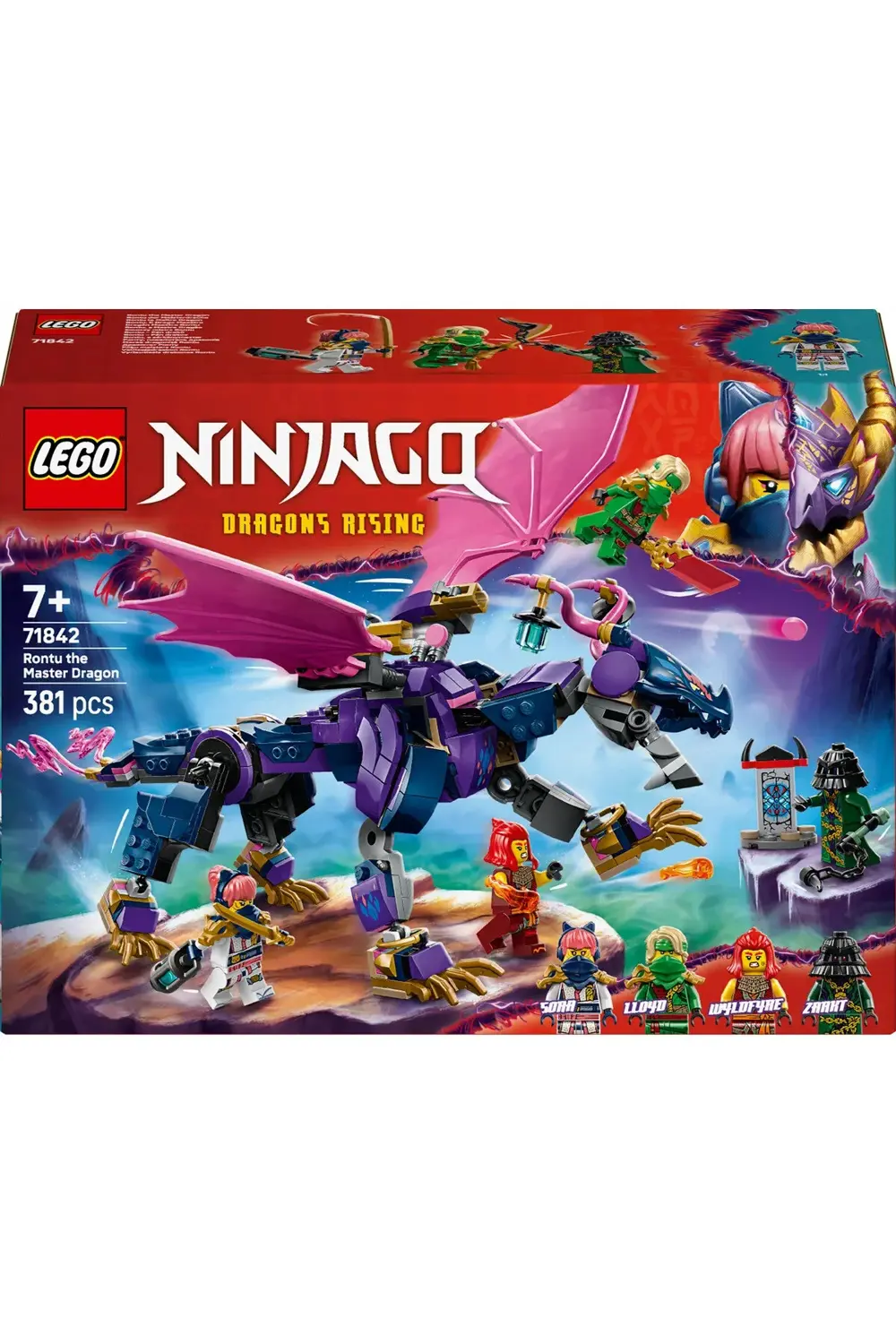 ® NINJAGO® Usta Ejderha Rontu 71842 - 7+ Çocuklar için Yaratıcı O