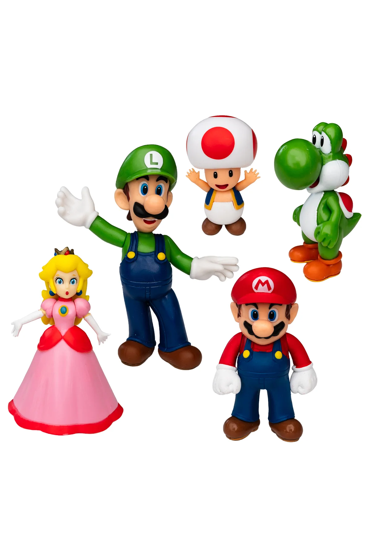 Nintendo 6,5 cm & Arkadaşları Figürleri, 5'li Paket, 6,5 cm