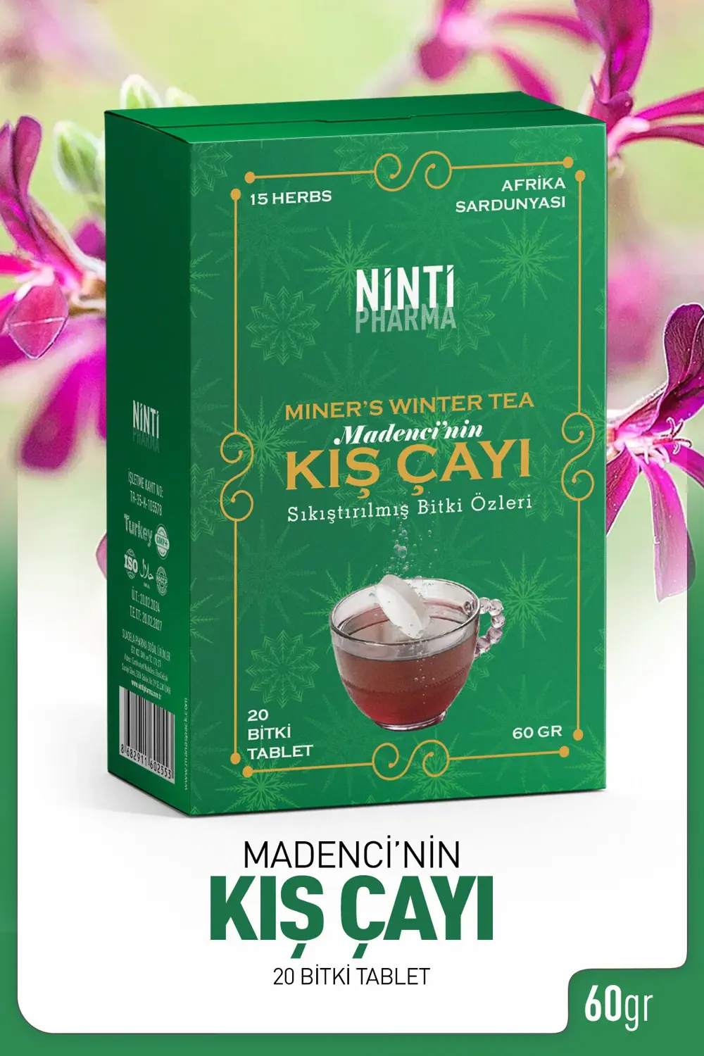 Nintipharma Ninti Pharma Madenci Kış Çayı 60 Gr 20 Şaset
