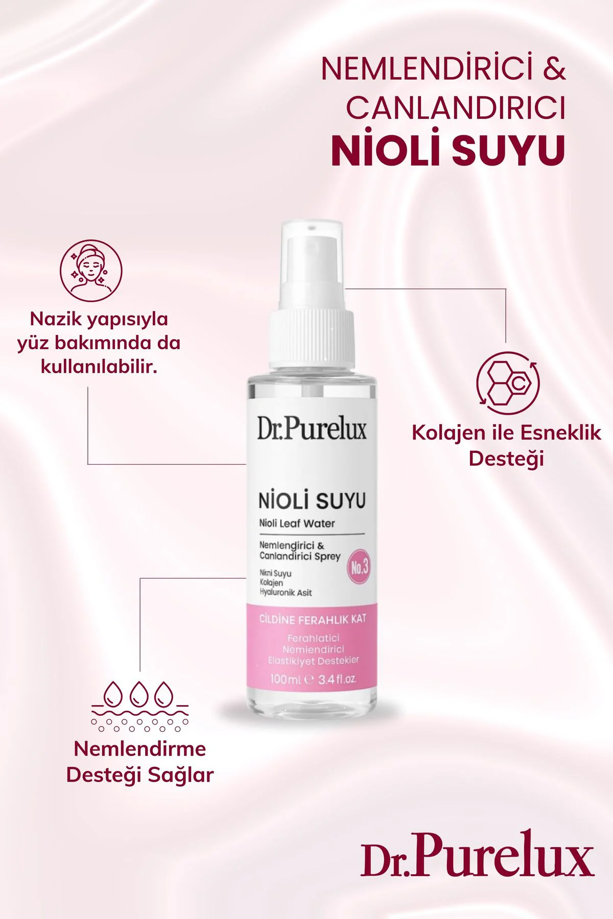 Nioli Suyu – İntim Genital Koku Önleyici-Arındırıcı+Yatıştırıcı+H