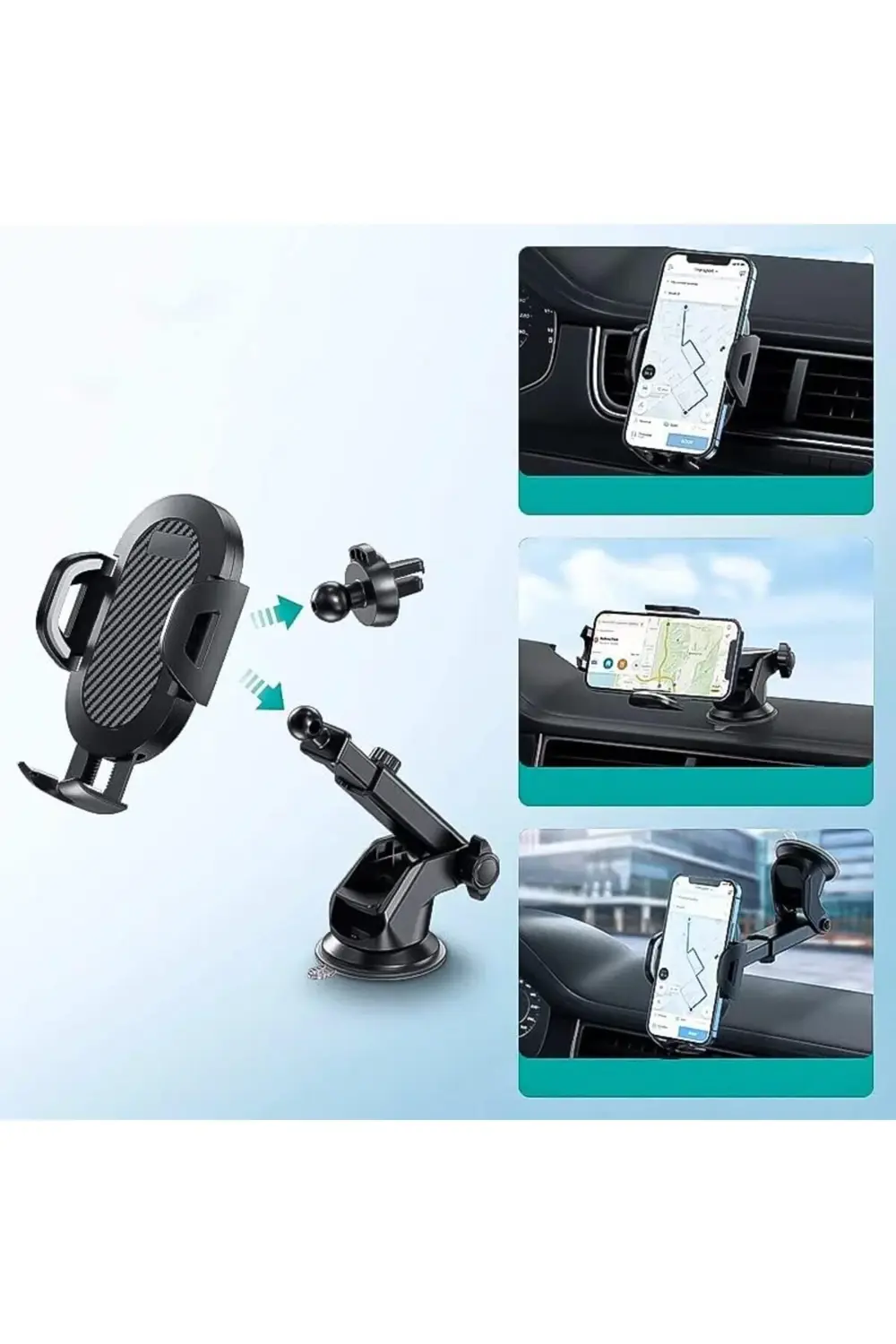 NIPPON, Uzatılabilir Araç İçi Telefon Tutucu - Araba Telefon Tutu