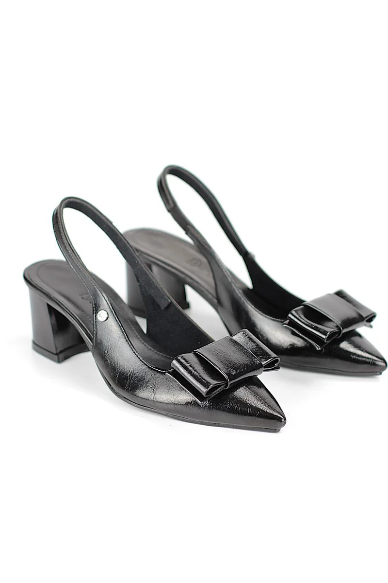 Nira Kadın Topuklu Ayakkabı - Orta Kalın Topuklu Sivri Burun Slingback Fiyatı, Yorumları ve Özellikleri