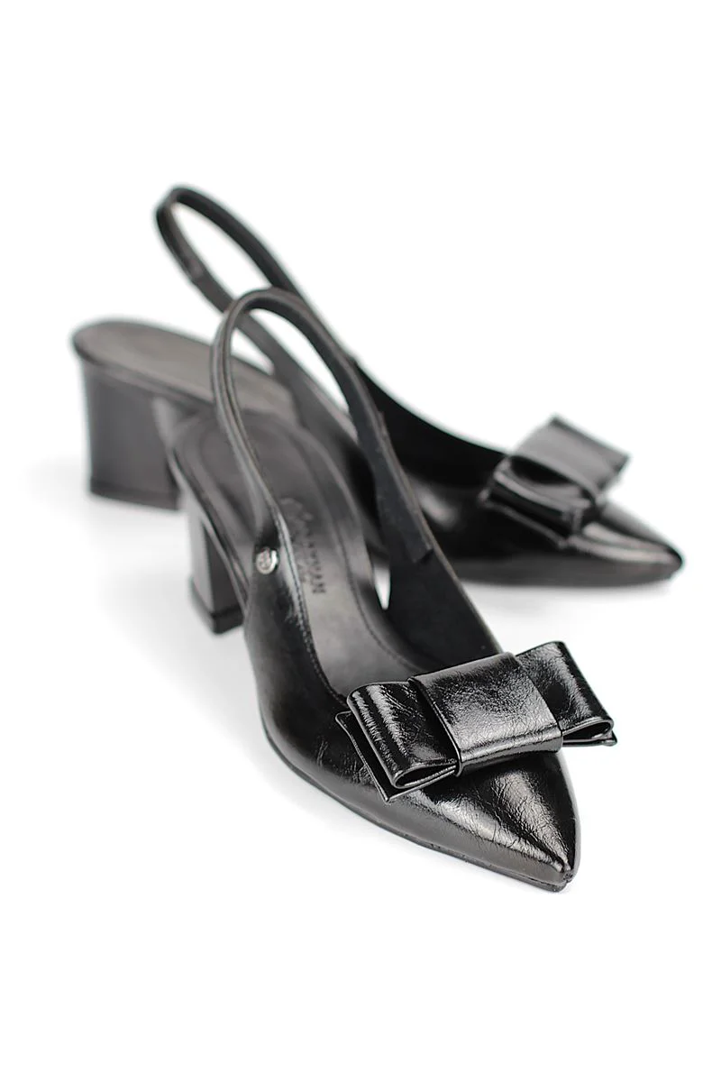 Nira Kadın Topuklu Ayakkabı - Orta Kalın Topuklu Sivri Burun Slingback Fiyatı, Yorumları ve Özellikleri