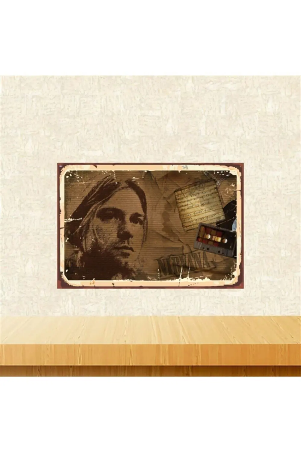 Nirvana 20-30 Cm Retro Ahşap Tablo Tkfx5383
