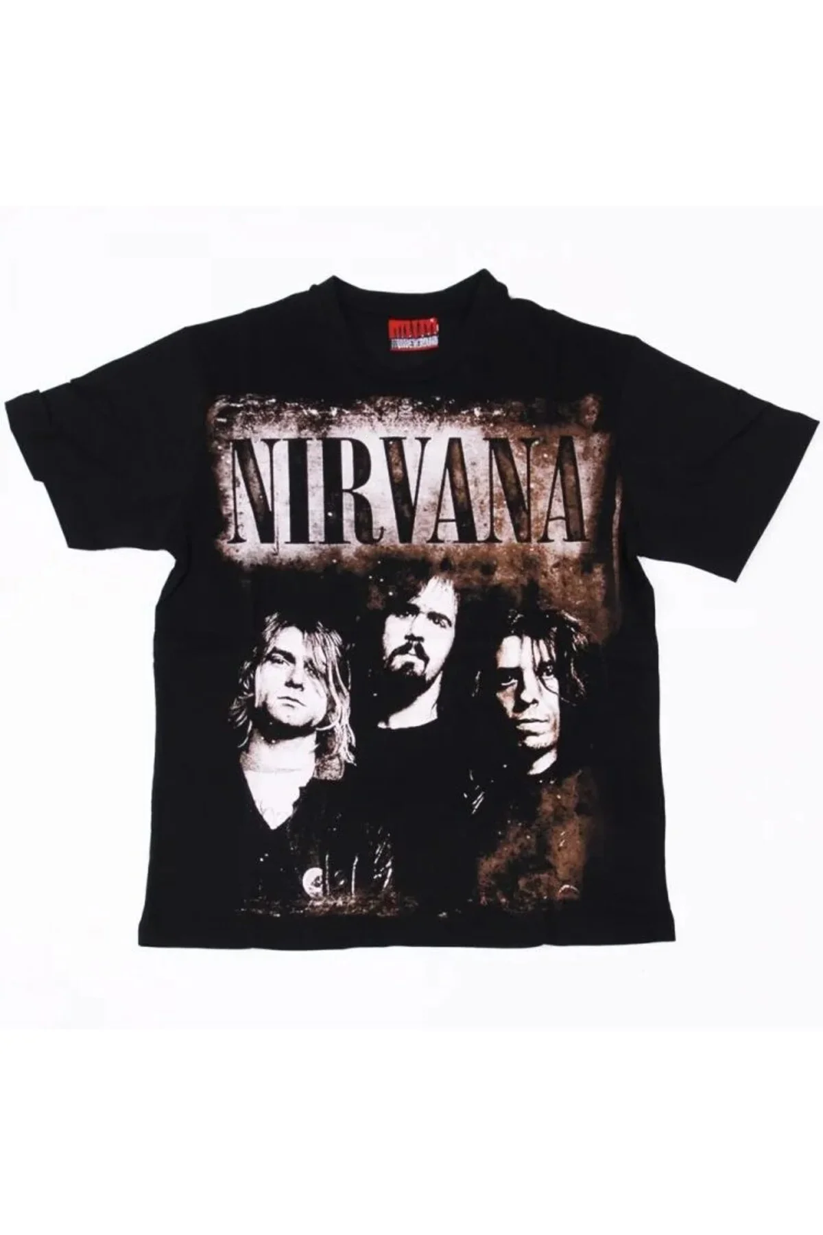 Nirvana The Band Tişört Siyah