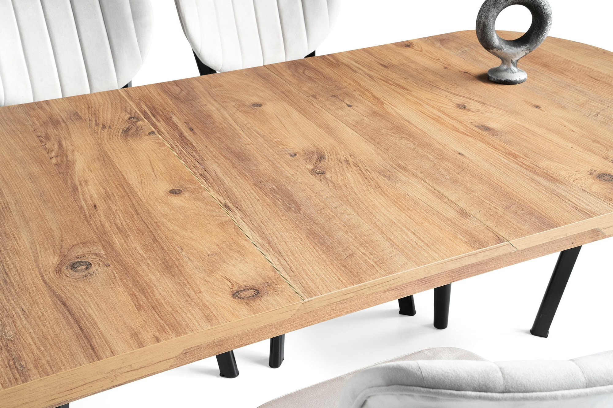 Nisa Açılır MDF Oval Mutfak Masası 70x110 Nisa Açılır MDF Oval Mutfak Masası 70x110