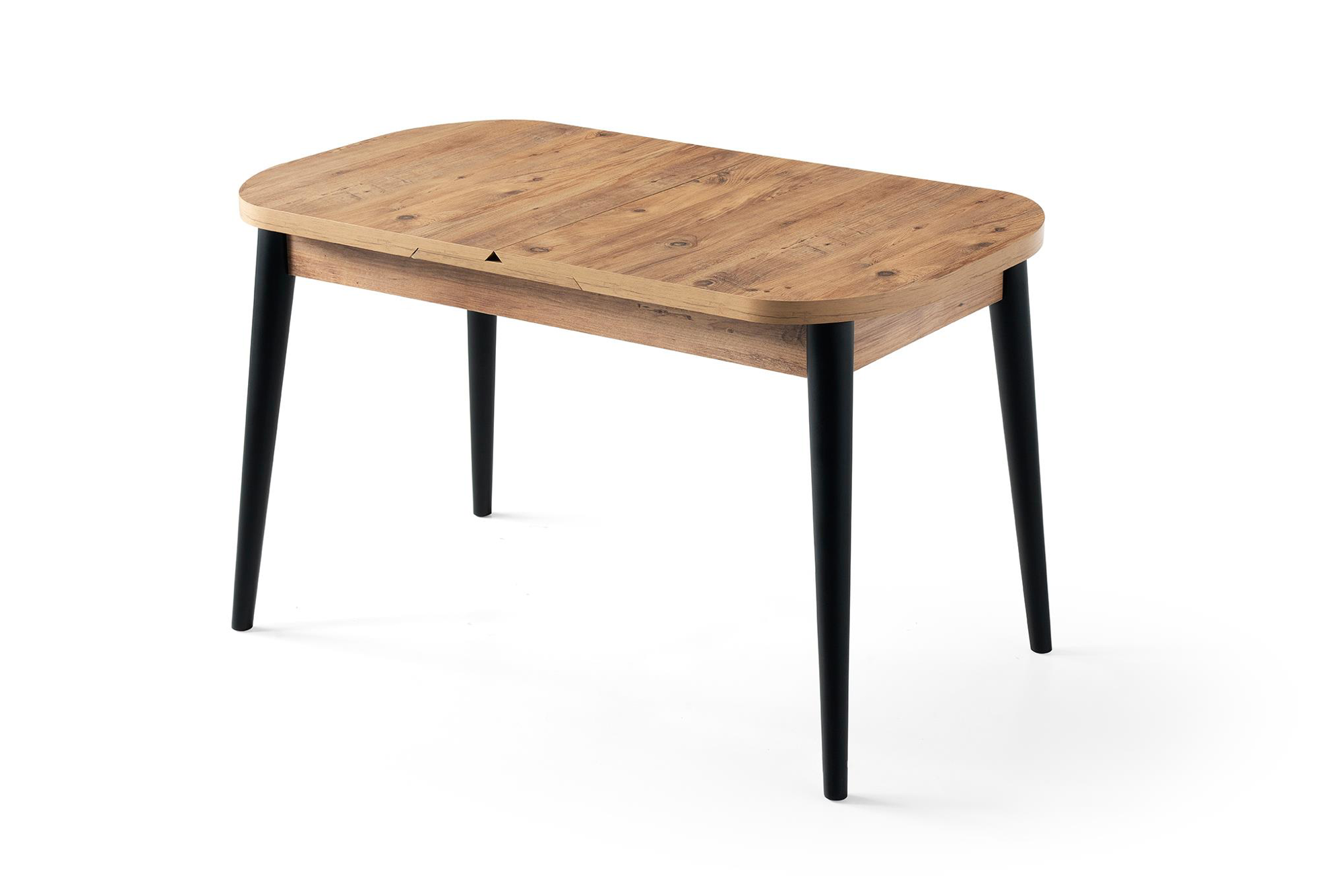 Nisa Açılır MDF Oval Mutfak Masası 70x110 Nisa Açılır MDF Oval Mutfak Masası 70x110