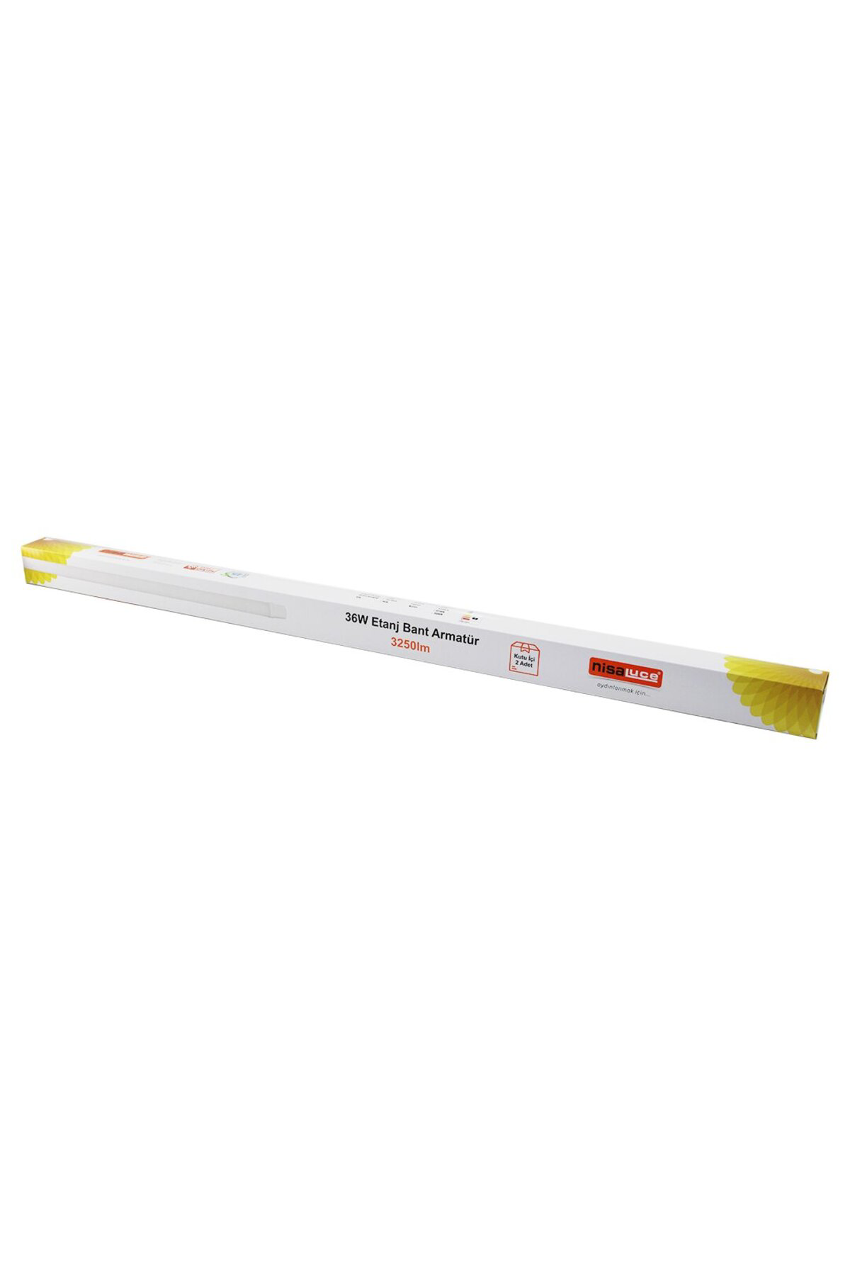 Ok Aksesuar Nisaluce Eamp-082/1 2Pcs 36W - 120Cm Led Etanj Bant Armatür Lamba