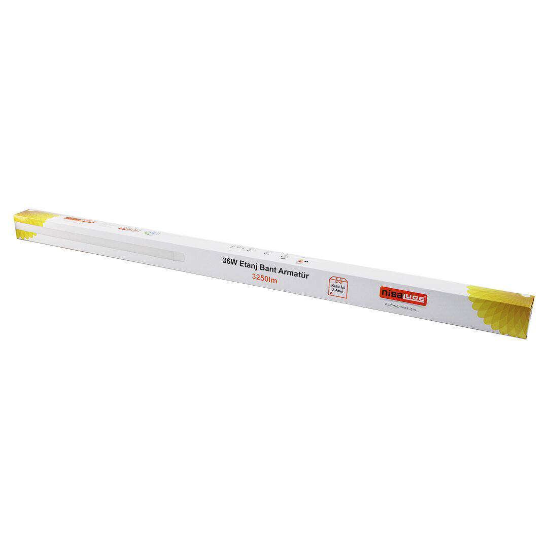 NİSALUCE EAMP-082/1 2PCS 36W - 120CM LED ETANJ BANT ARMATÜR LAMBA