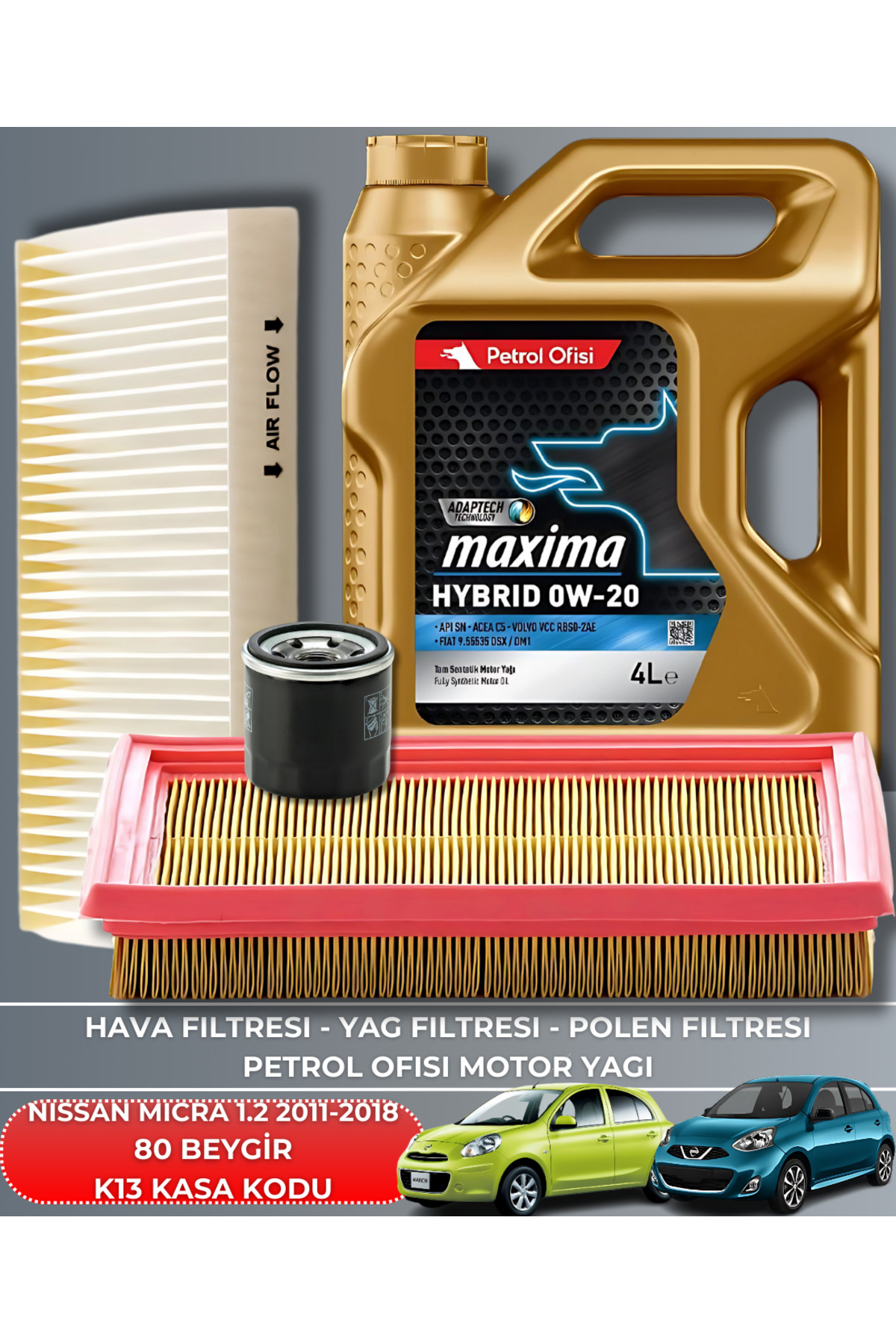 Petrol Ofisi Nissan Micra 1.2 2011-2012-2013-2014-2015-2016-2017-2018 80 Beygi