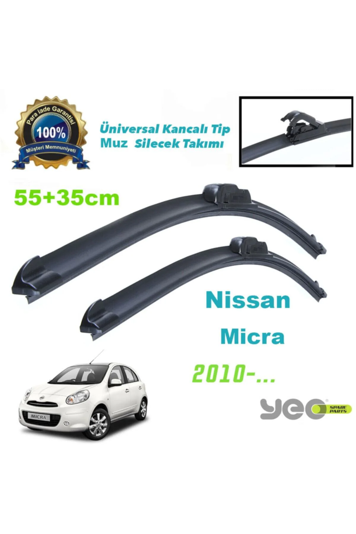 Nissan Micra Aeroflex Muz Silecek Takımı 2010-