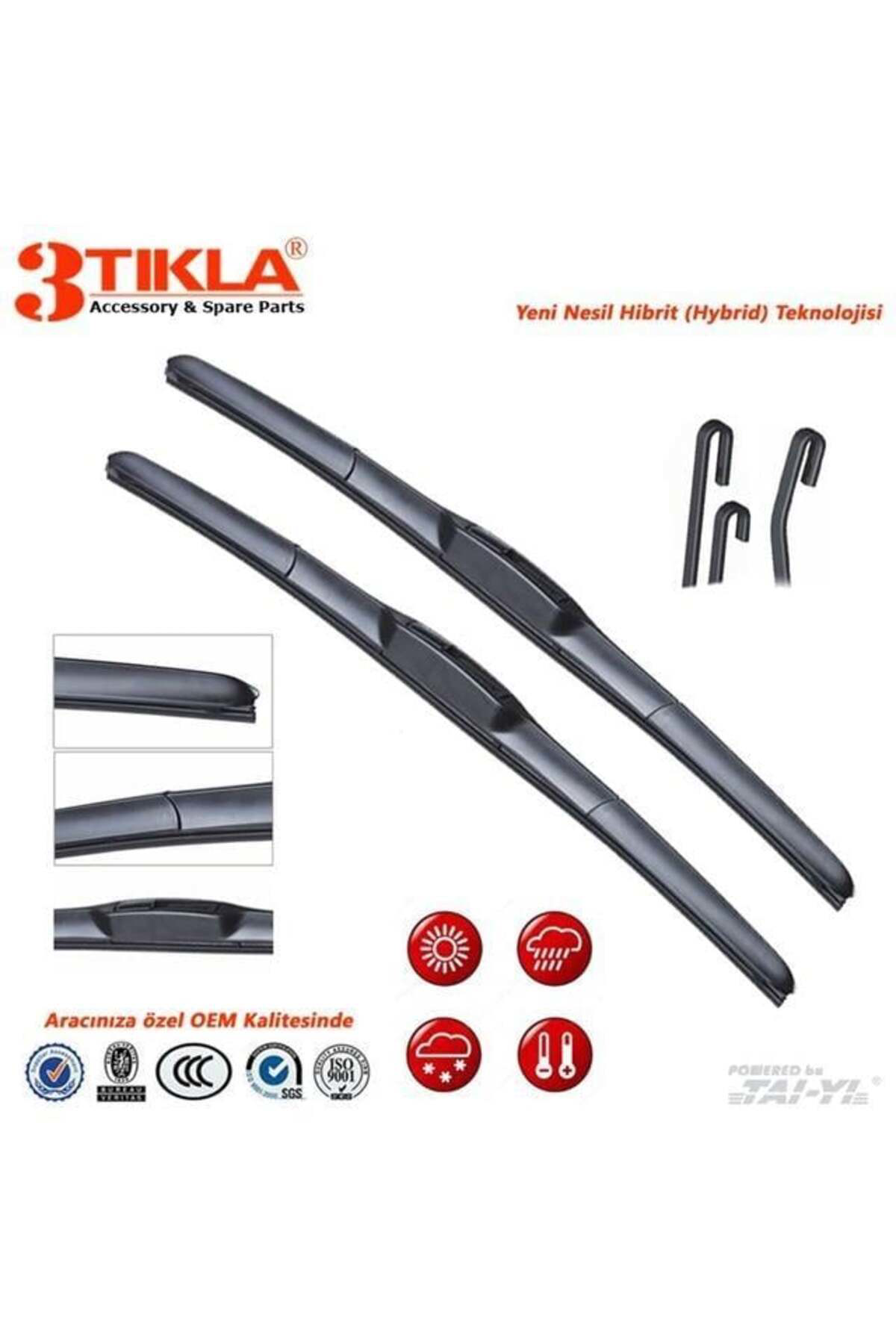Nissan Micra Hibrit Silecek Takımı (1996-2002) 500 Mm/450 Mm Nissan Micra Hibrit Silecek Takımı (1996-2002) 500 Mm/450 Mm Fiyatı, Yorumları ve Özellikleri