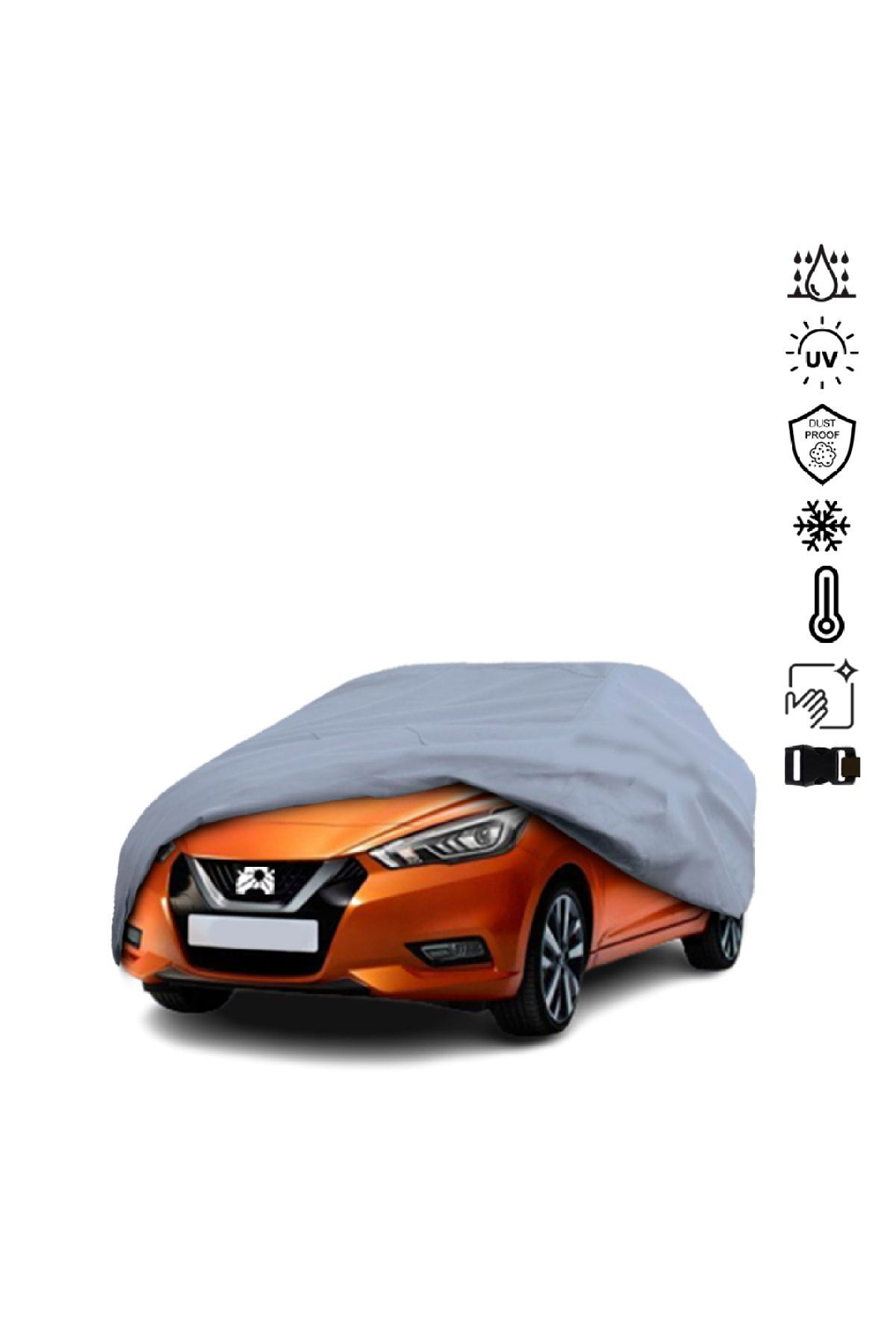 Nissan Micra K14 (2019-) Araba Brandası Miflonlu Su Geçirmez Arab