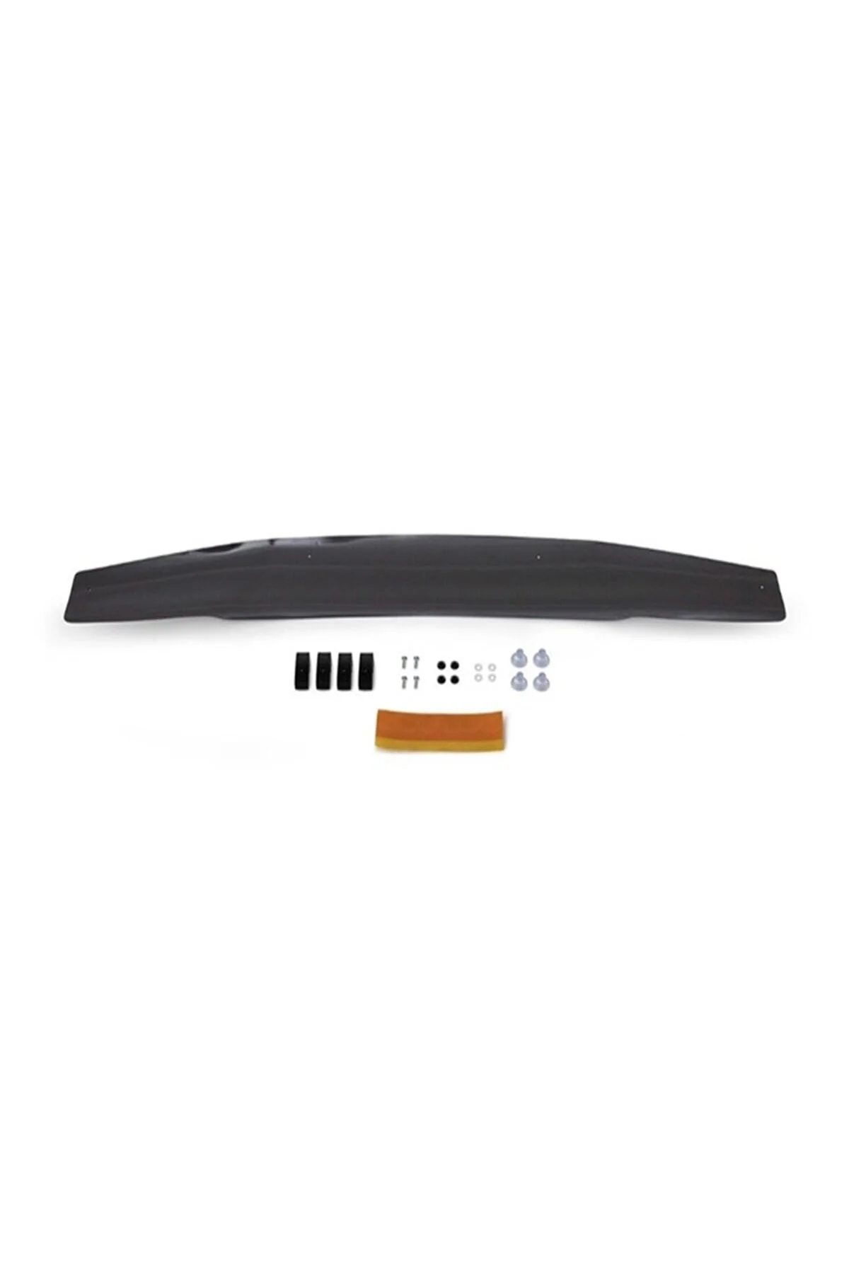 Nissan Navara 2005 - 2015 Ön Kaput Koruyucu Rüzgarlığı Piano Black 3.2 Mm Kalın Plastik