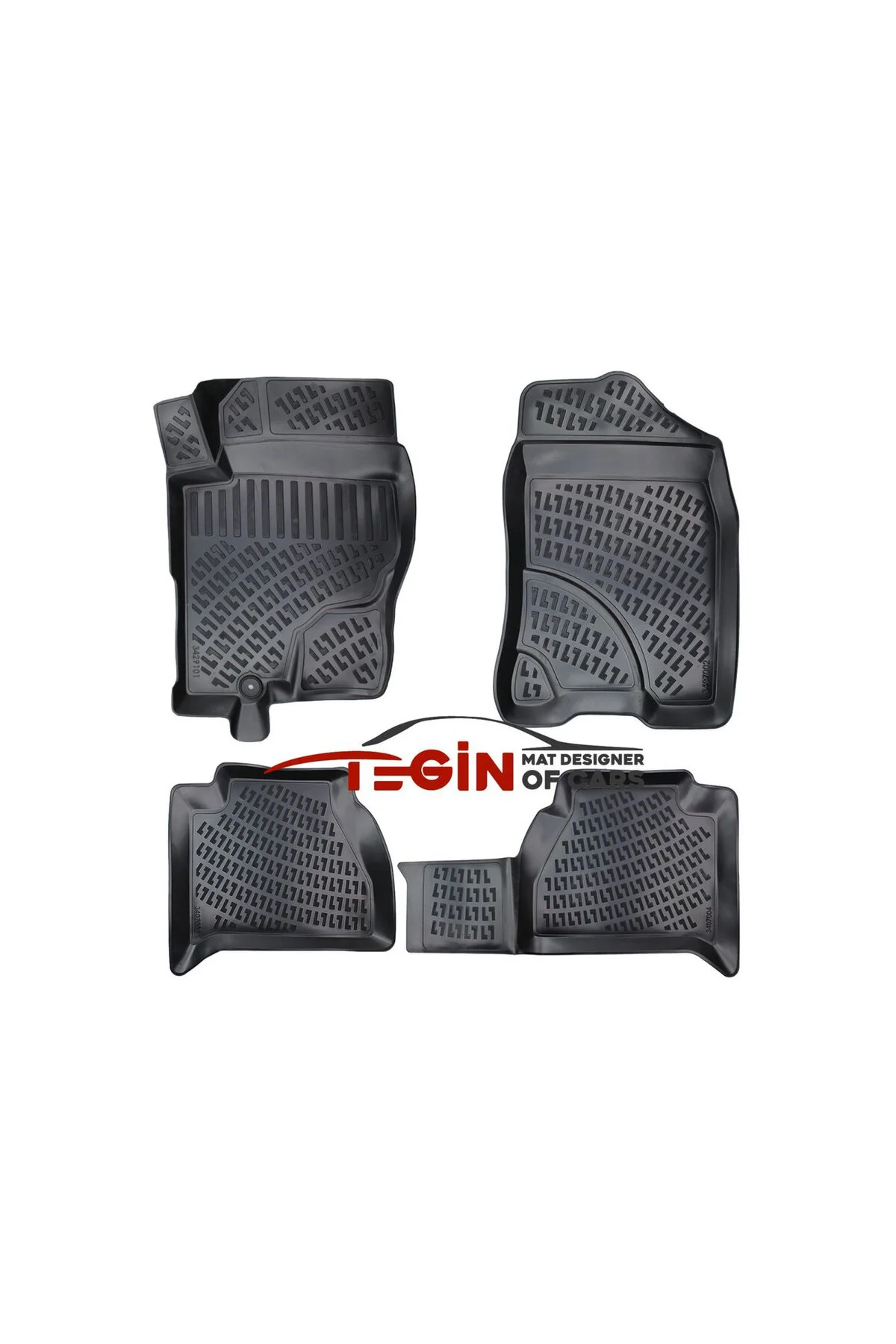 Nissan Navara 2014 Sonrası Manuel Siyah 3D Havuzlu Paspas