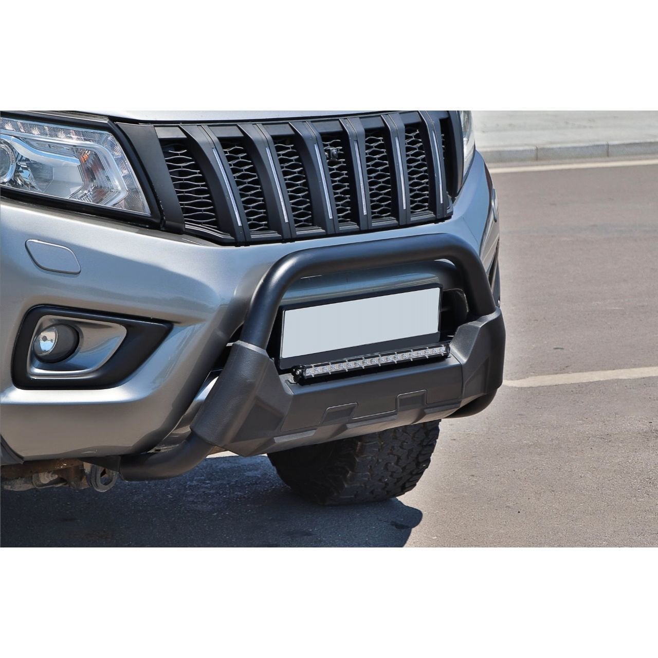 Nissan Navara Uyumlu Ön Tampon Koruma Demiri 2006+ / 2016+ Poliür