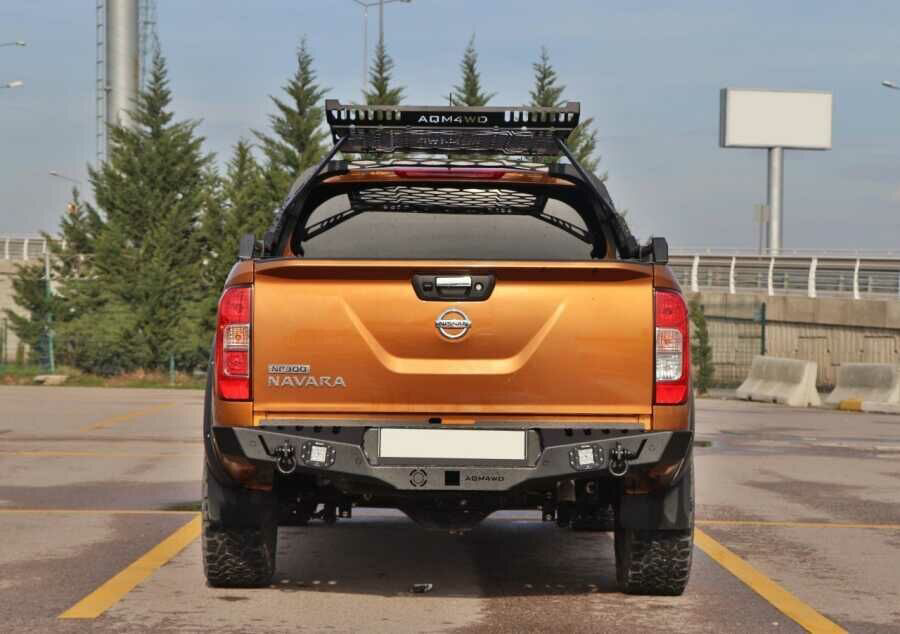 Nissan Navara Uyumlu Off Road Arka Tampon Koruma 2010-2021 Aqm-S2 Nissan Navara Uyumlu Off Road Arka Tampon Koruma 2010-2021 Aqm-S2
