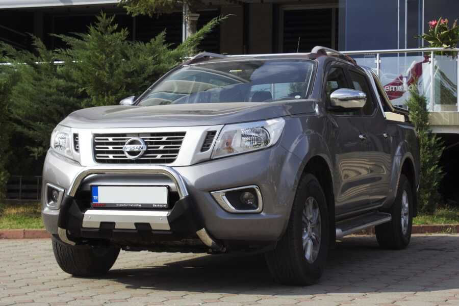 Nissan Navara Uyumlu Ön Tampon Koruma Demiri 2006+ / 2016+ Poliür Nissan Navara Uyumlu Ön Tampon Koruma Demiri 2006+ / 2016+ Poliür