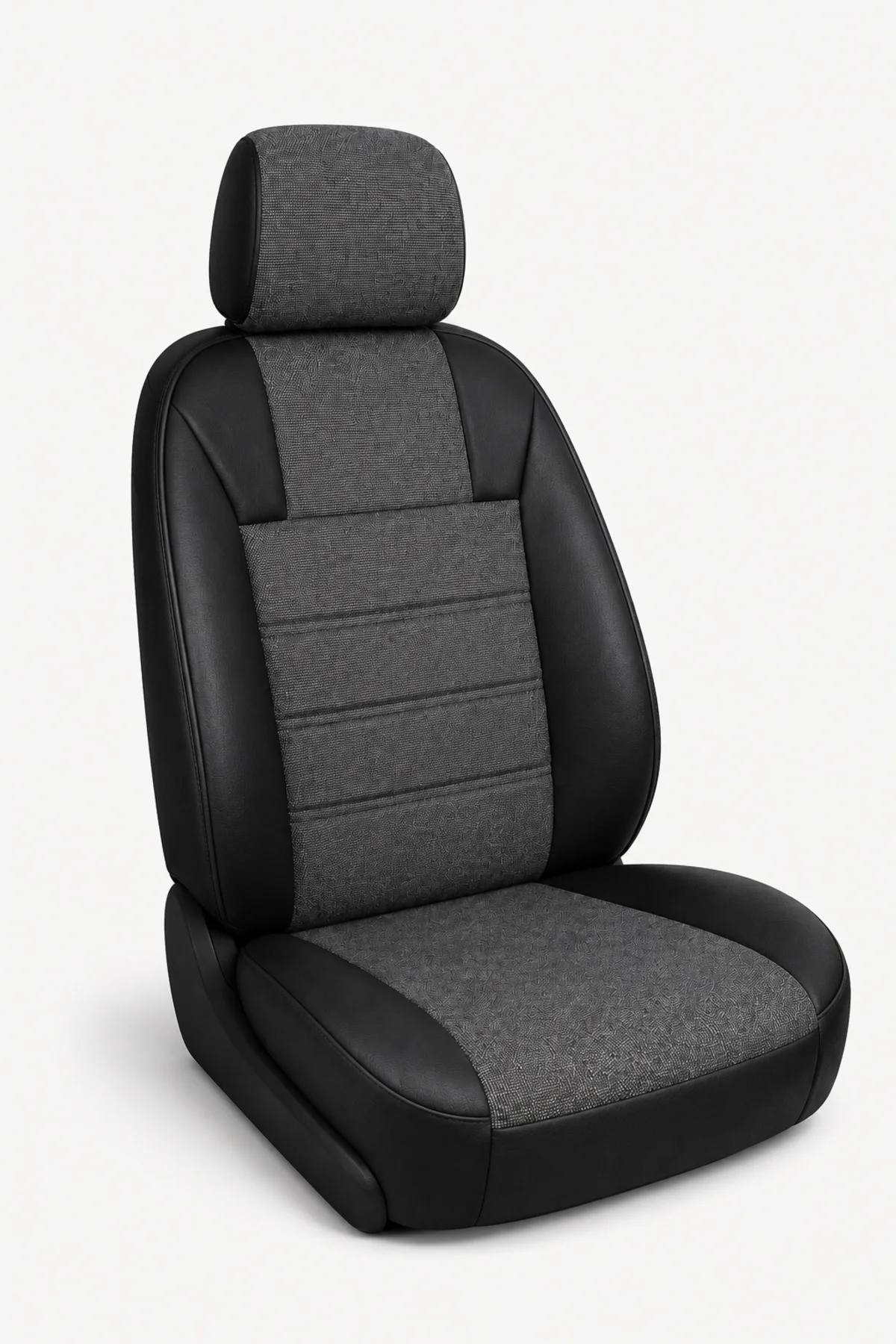Nissan Note 2006-2012 Uyumlu LineaKeten Serisi Ortopedik Füme Siyah Koltuk Kılıfı