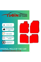 Nissan Note 2005-2013 Prime Sarı Halı Beyaz Kenar Halı Paspas