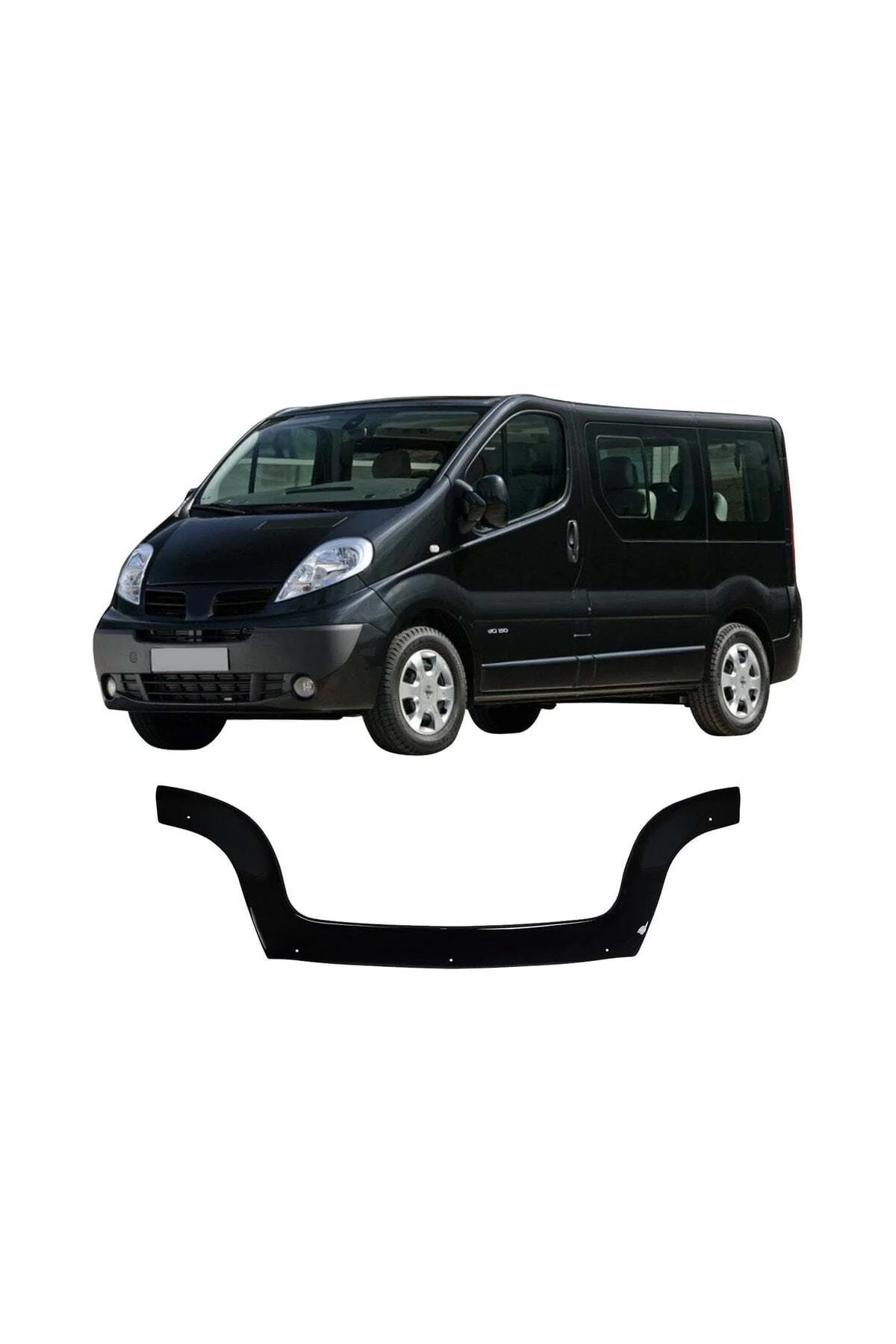 Nissan Primaster 2001-2014 (Uzun model) Uyumlu Kaput Rüzgarlığı Ön Kaput Koruma ABS Parlak Siyah Nissan Primaster 2001-2014 (Uzun model) Uyumlu Kaput Rüzgarlığı Ön Kaput Koruma ABS Parlak Siyah