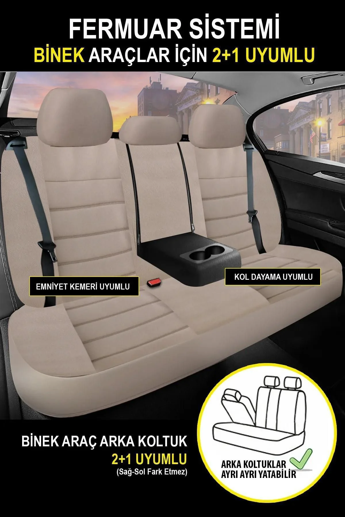 Nissan   PRIMERA 03+ 2002-2007Uyumlu Oto Koltuk Kılıfı Comfort Se