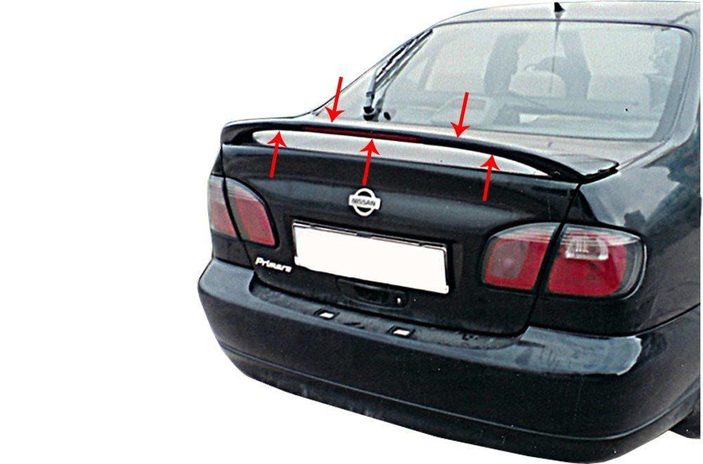 Nissan Primera Uyumlu P11 Spoiler Bagaj Yüksek (Işıklı) Fiber 199